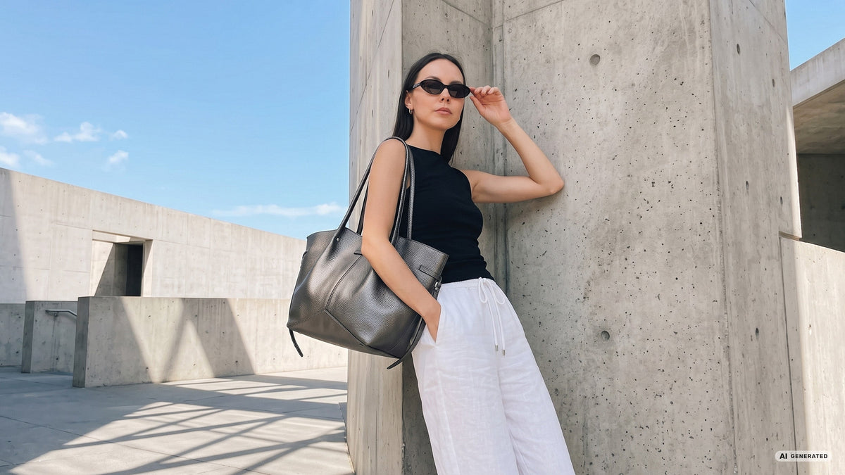 Model Image Karl Lagerfeld Gunmetal Bag