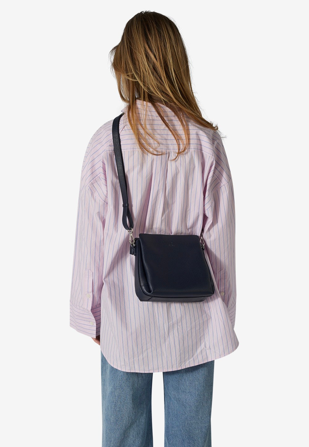 Adax Cormorano Sia Navy Crossbody Bag