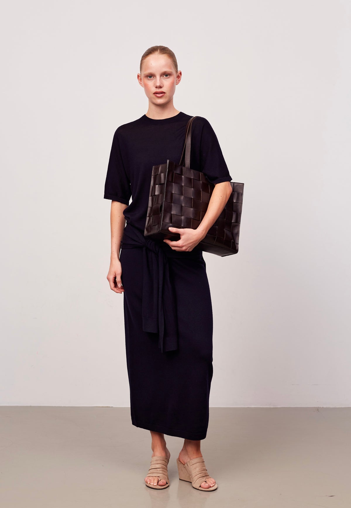 Adax Limona Ingrid Dark Brown Shopper
