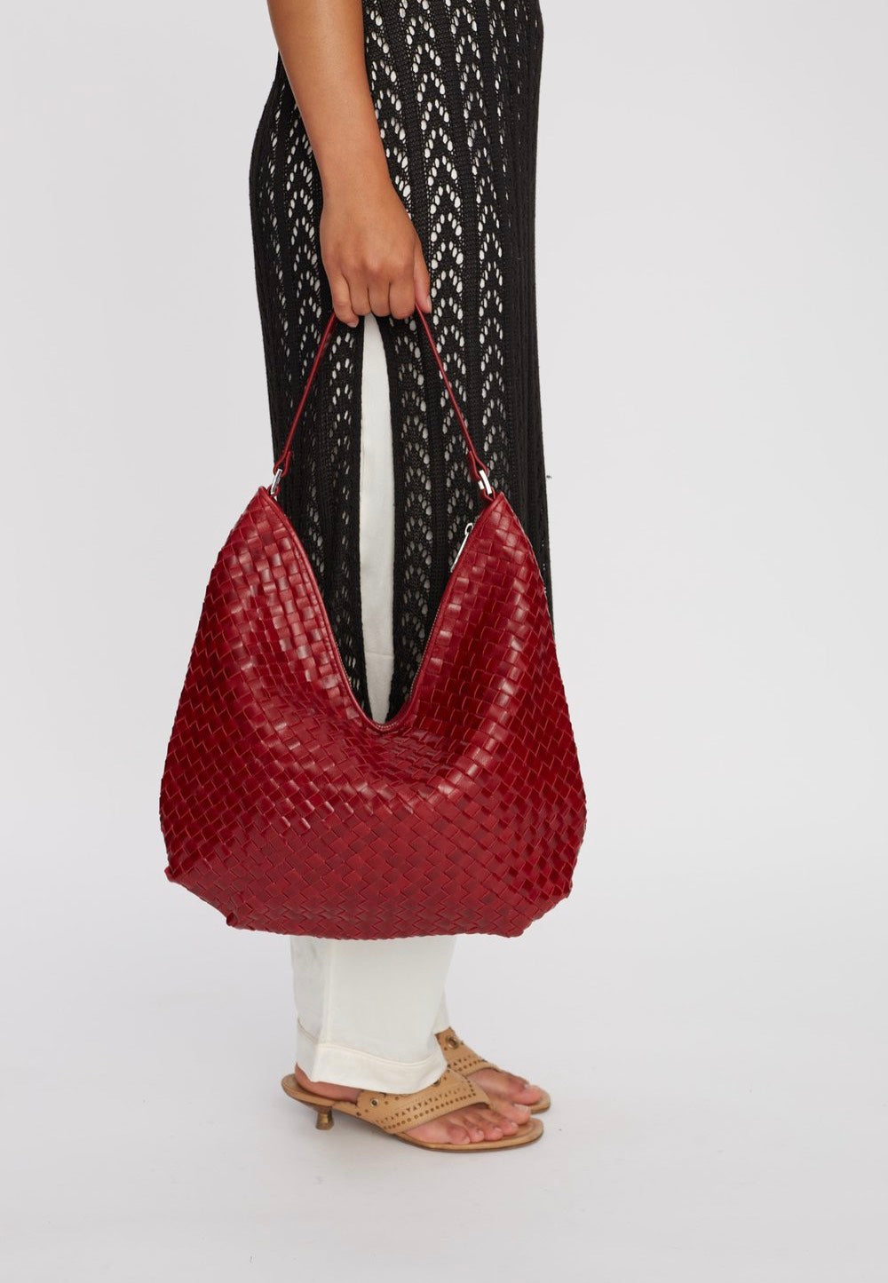 Adax Salerno Mindy Amaretto Hobo Bag