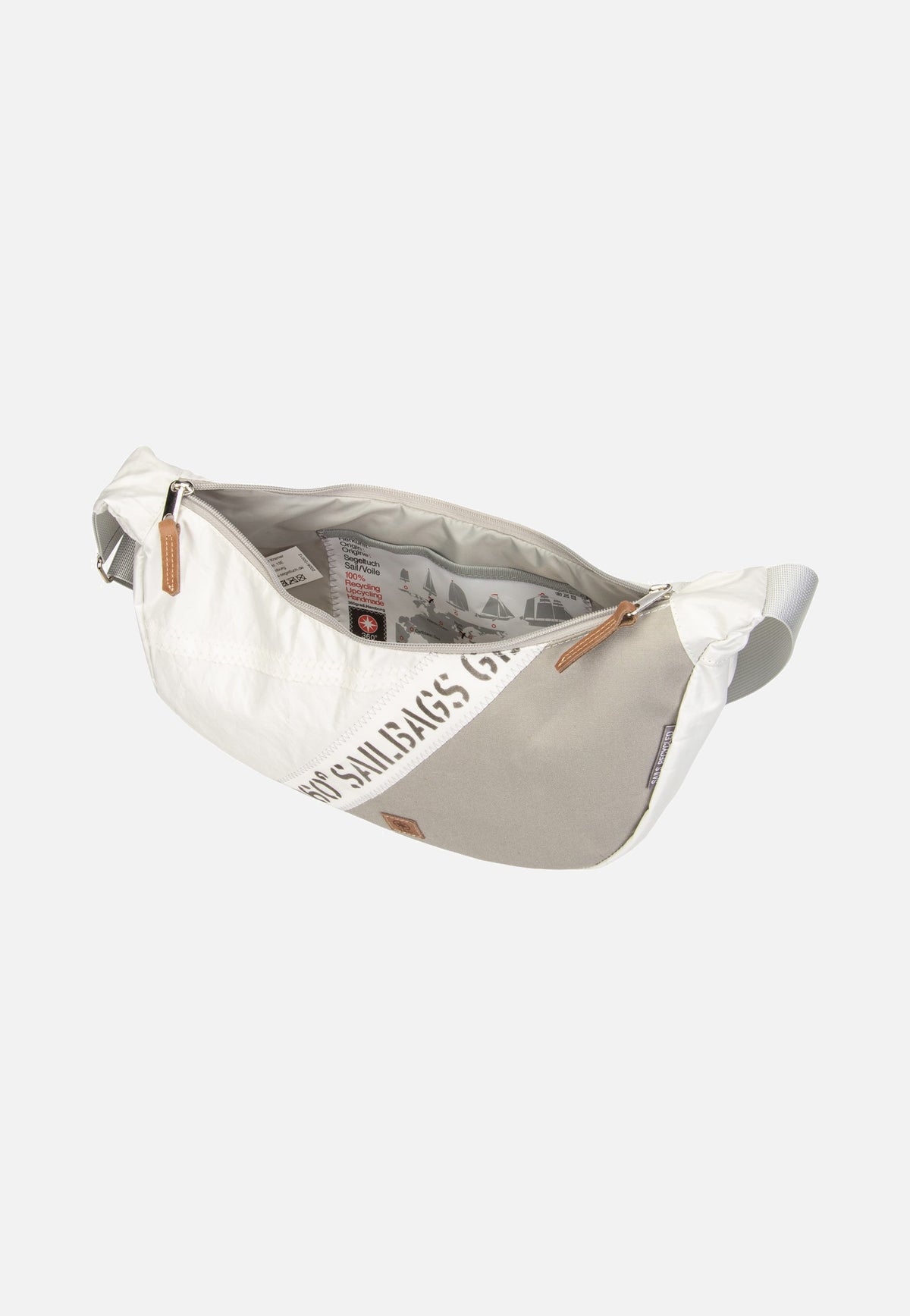 360Grad Roop L Stencil Weiss/Grau Sling Bag