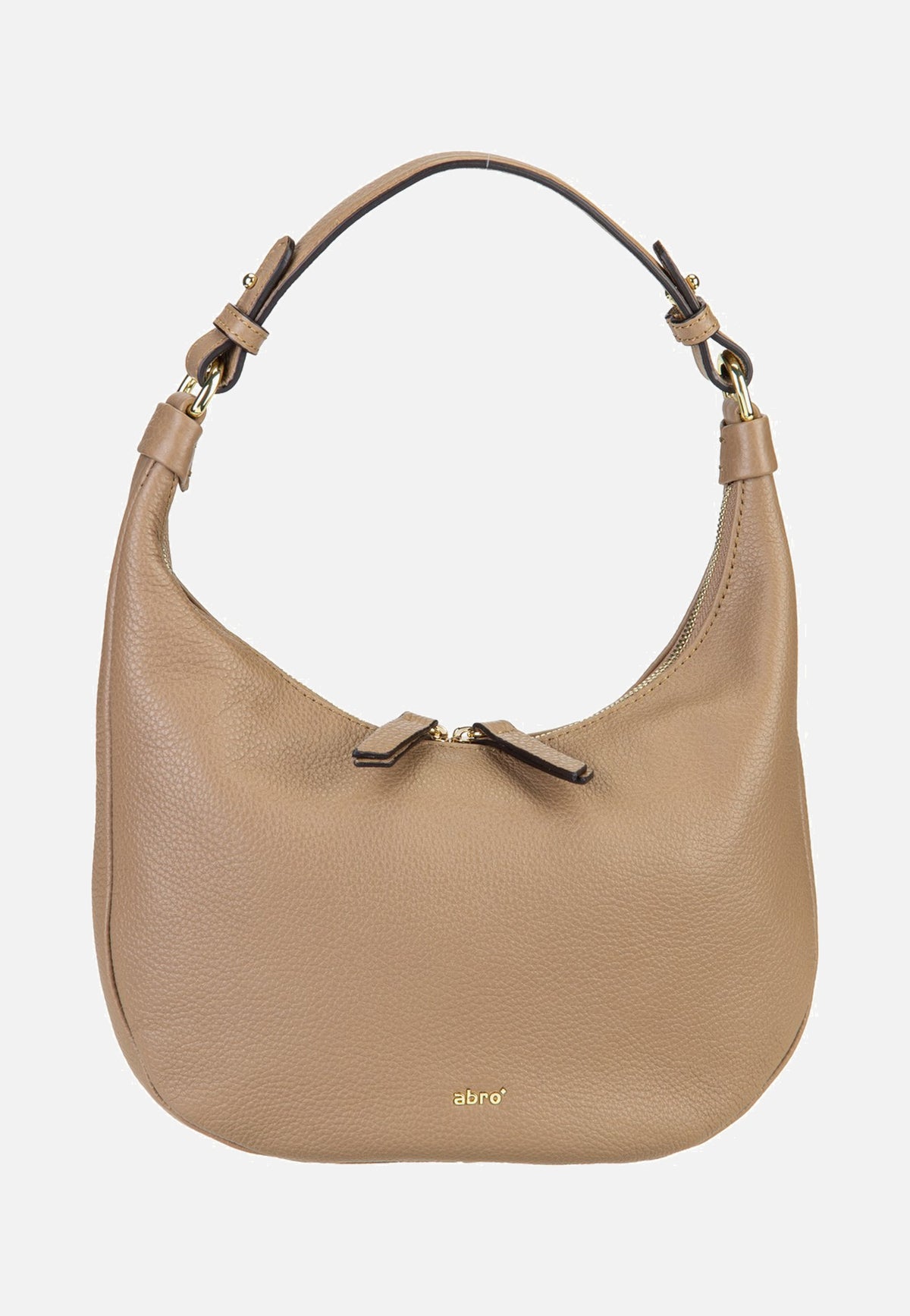 abro Nana Mini Cappuccino Hobo Bag