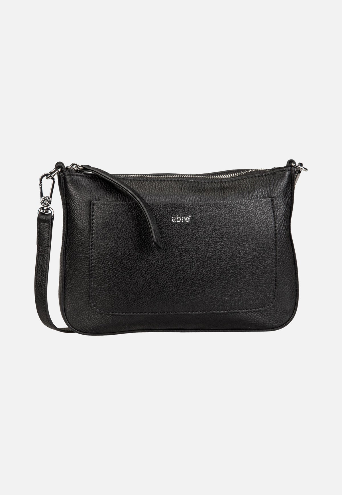 abro Raquel Black/Nickel Crossbody Bag