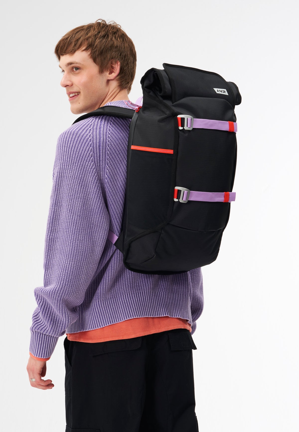 AEVOR Trip Pack Proof Dual Dip Violet Rush Rolltop Rucksack