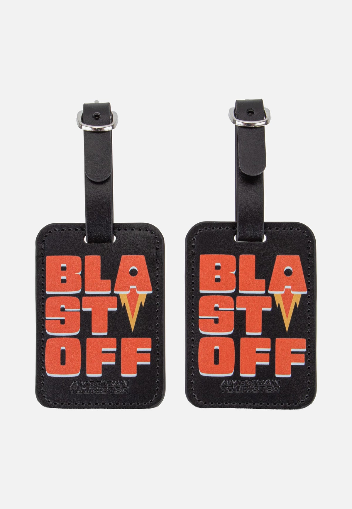 American Tourister Luggage Tag Pack Of 2 Print Blast Off Gepäckanhänger