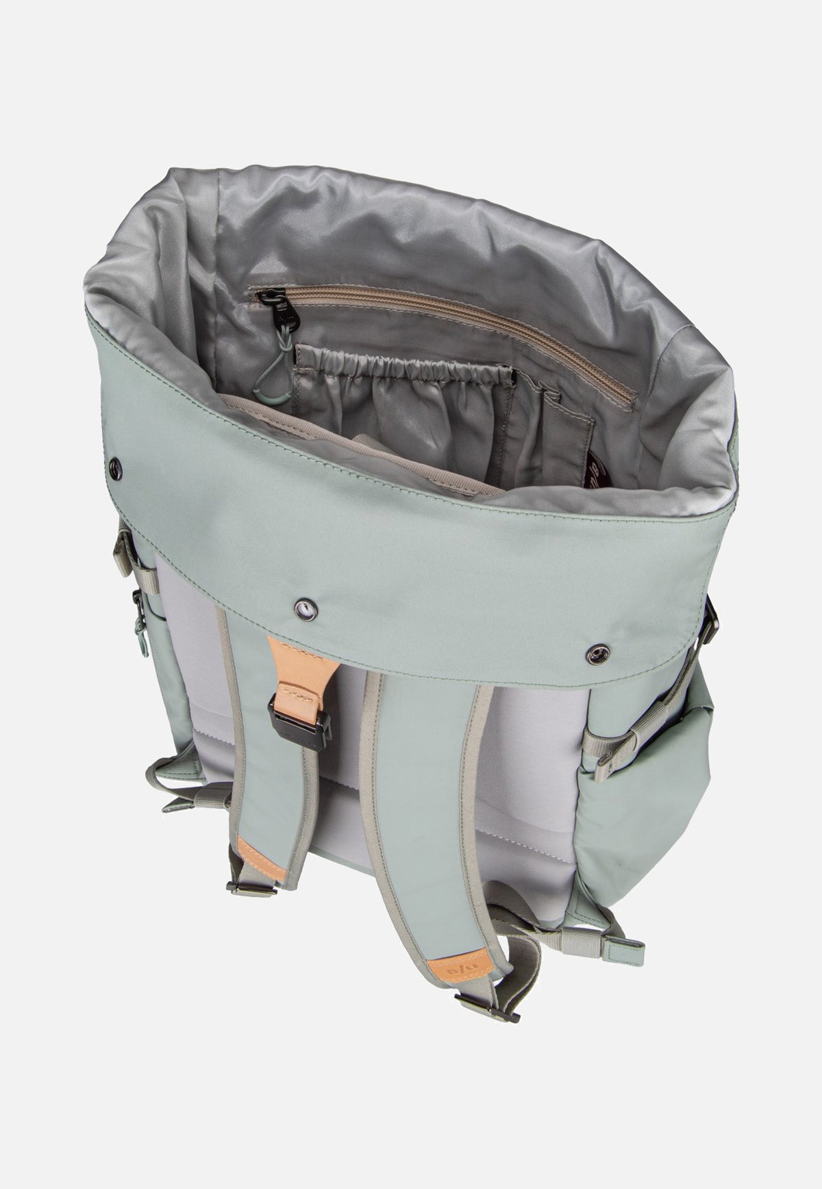 aunts & uncles Tokachi RE Sage Green Rolltop Rucksack