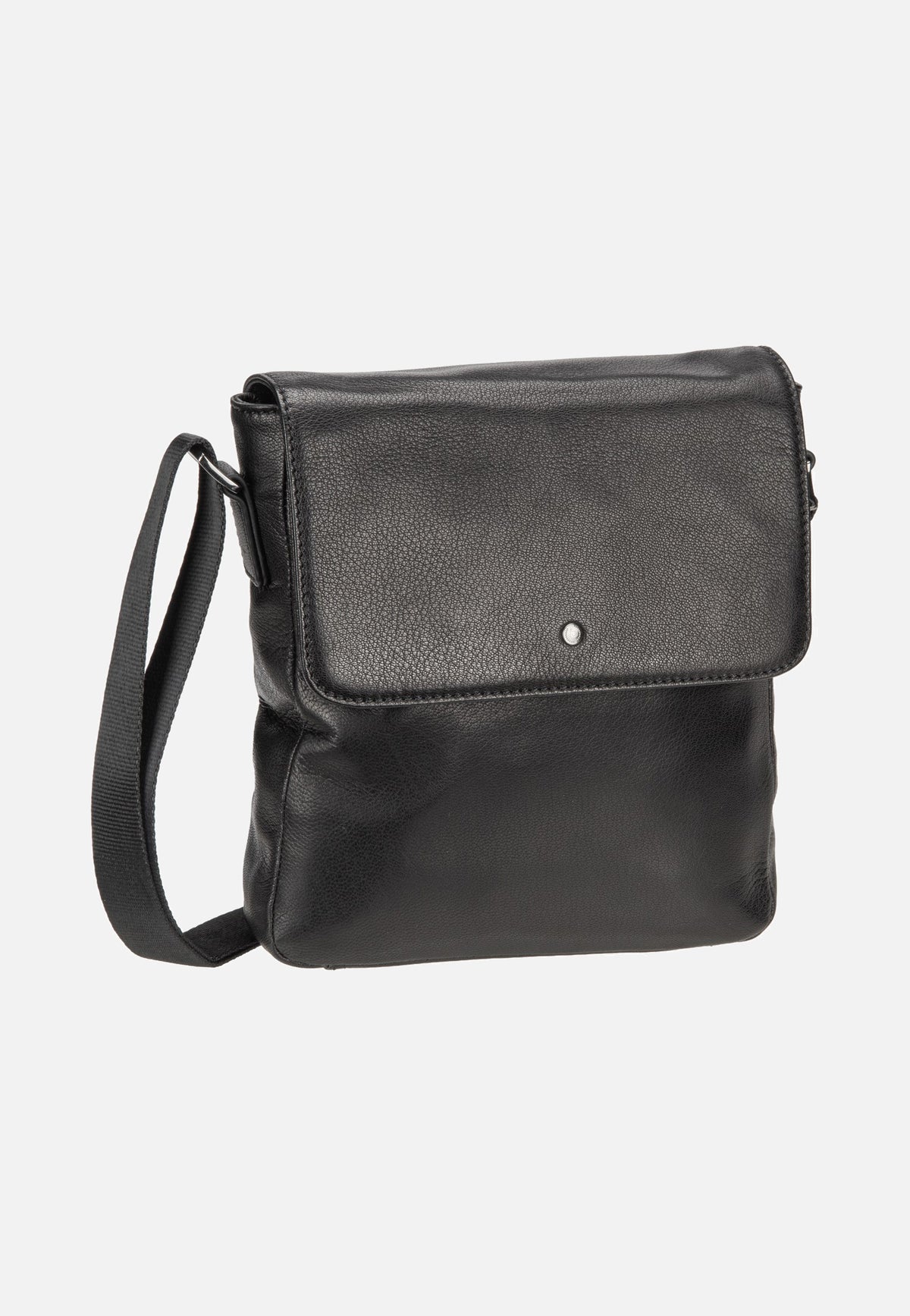 Bugatti Black Magic Shoulder Bag With Flap Black Schultertasche