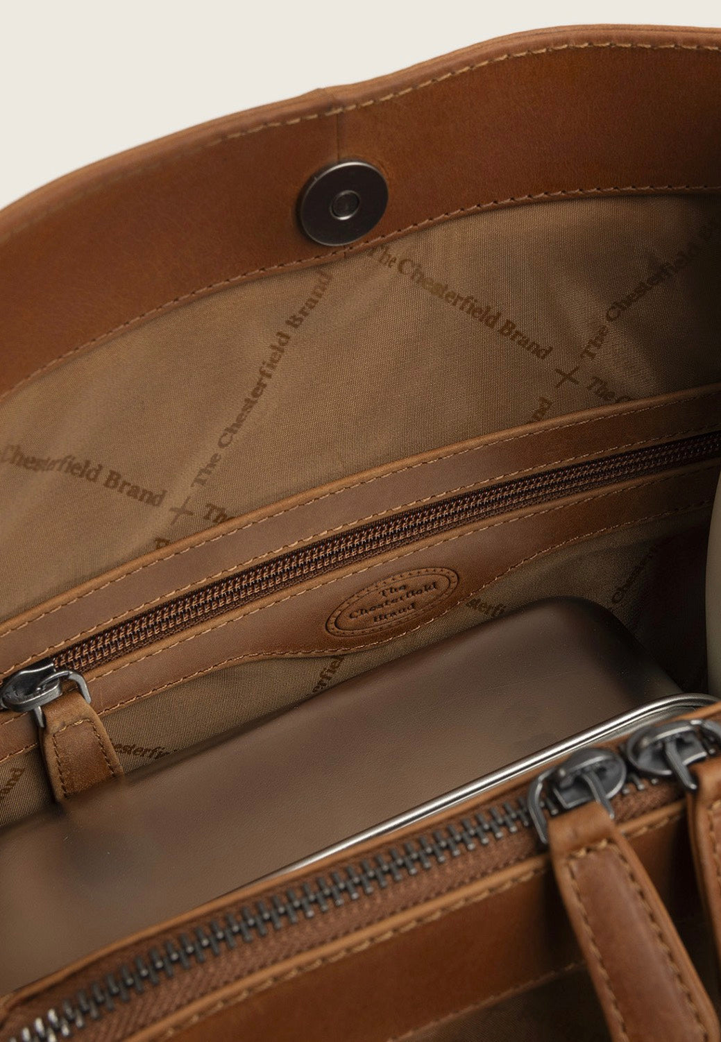 The Chesterfield Brand Lioren 1450 Cognac Schultertasche