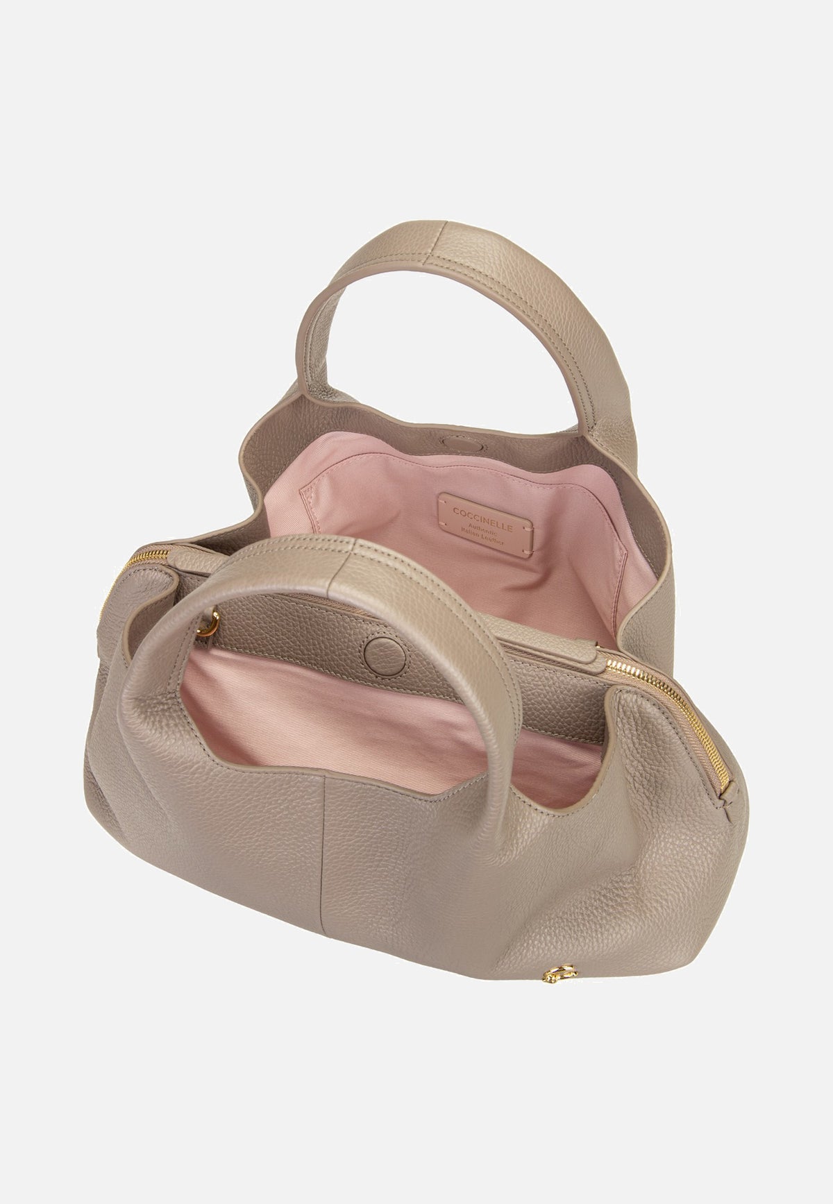 Coccinelle Nell 1801 Warm Taupe Tote Bag