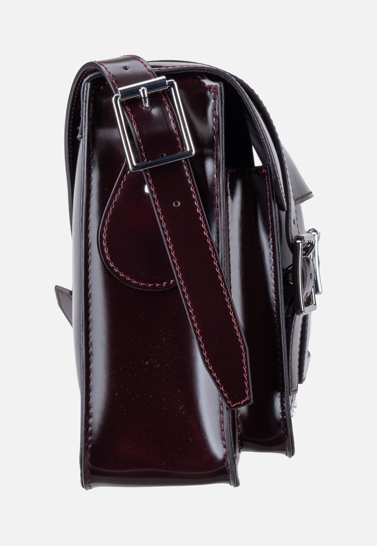 Dr. Martens 11" Satchel Bag Cherry Red Oxford Rub Off Tasche