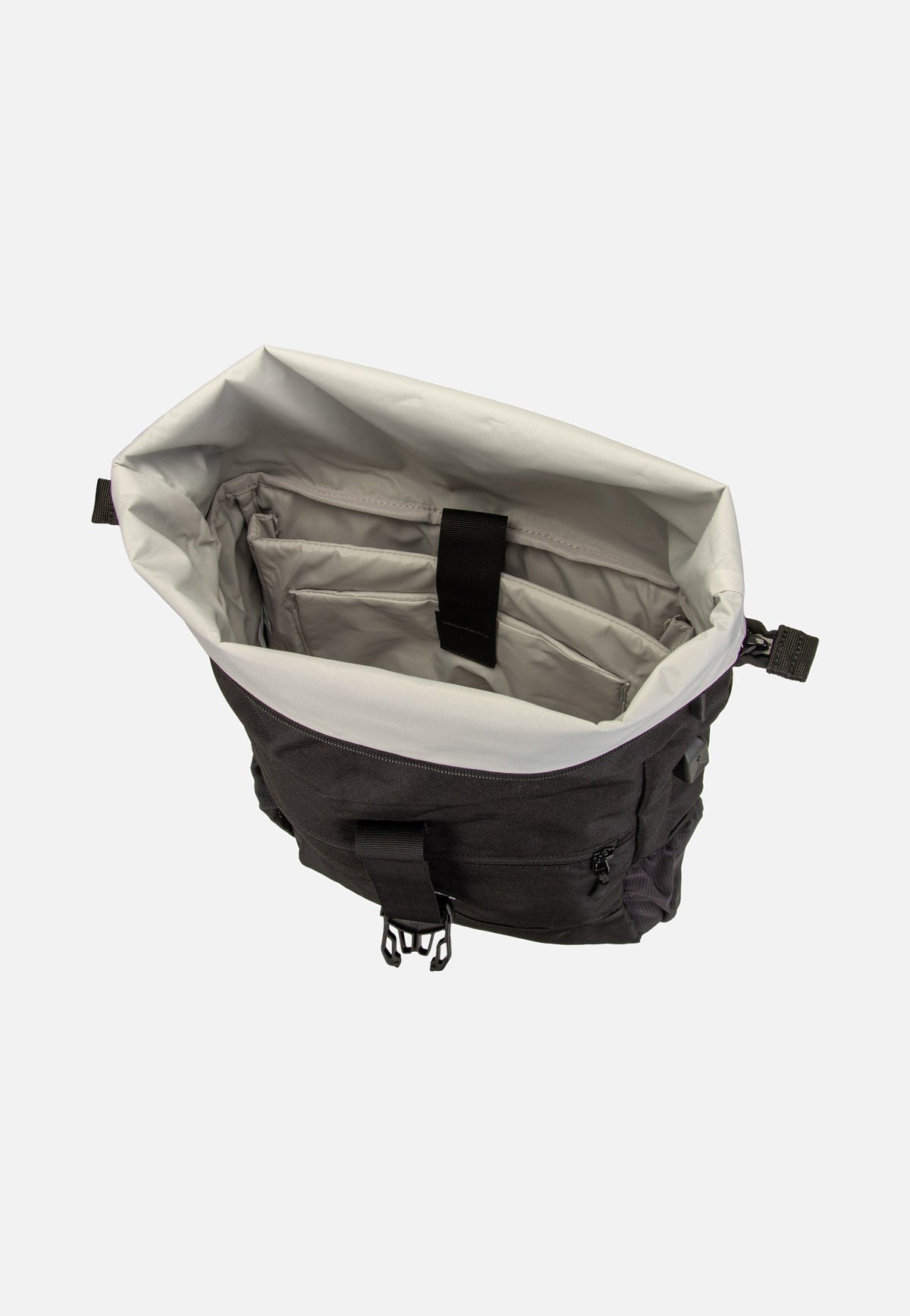 Ela Mo Rolltop Black Beautiful Rolltop Rucksack