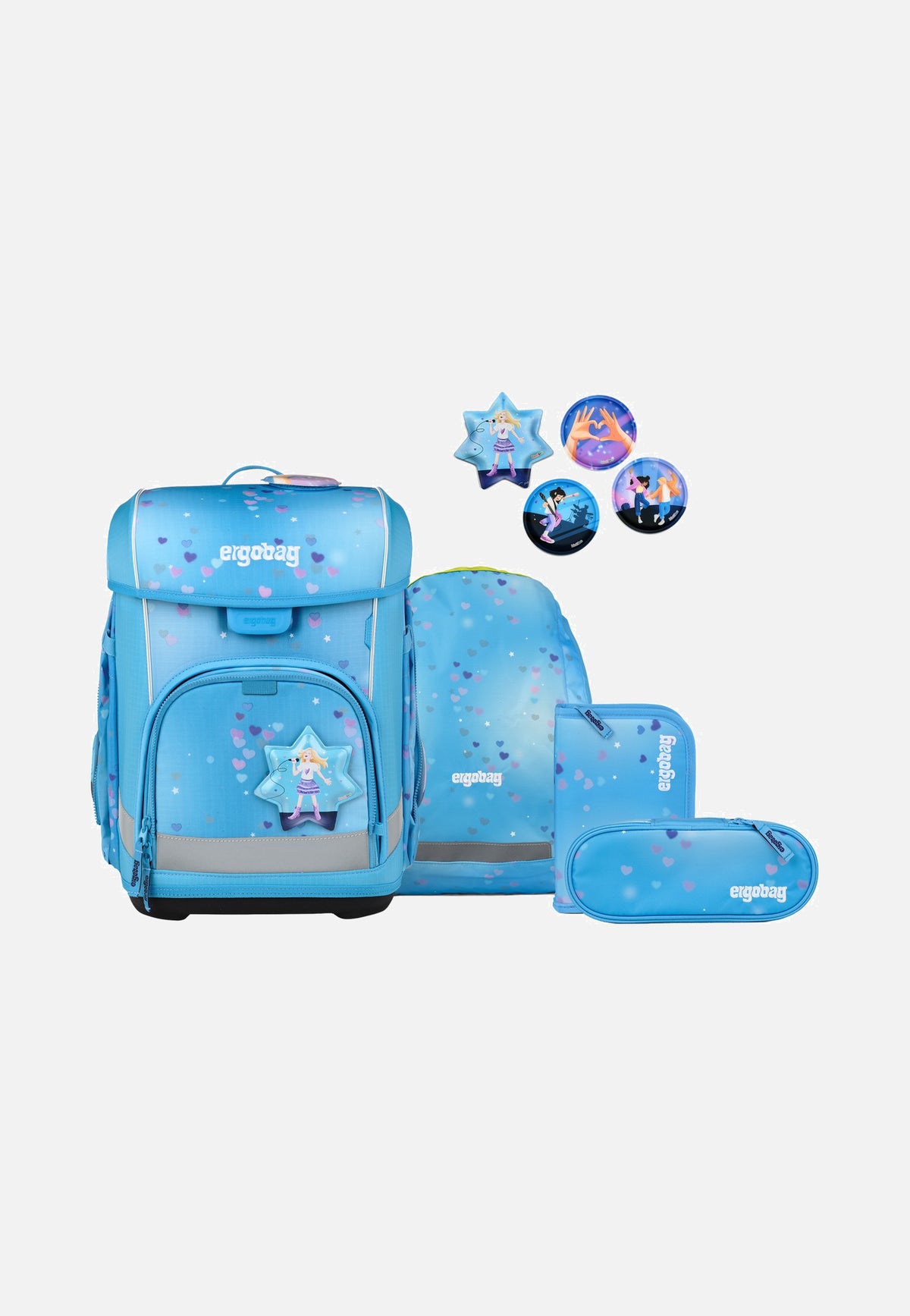 ergobag Cubo Light Set BühnenfieBär Schulranzen