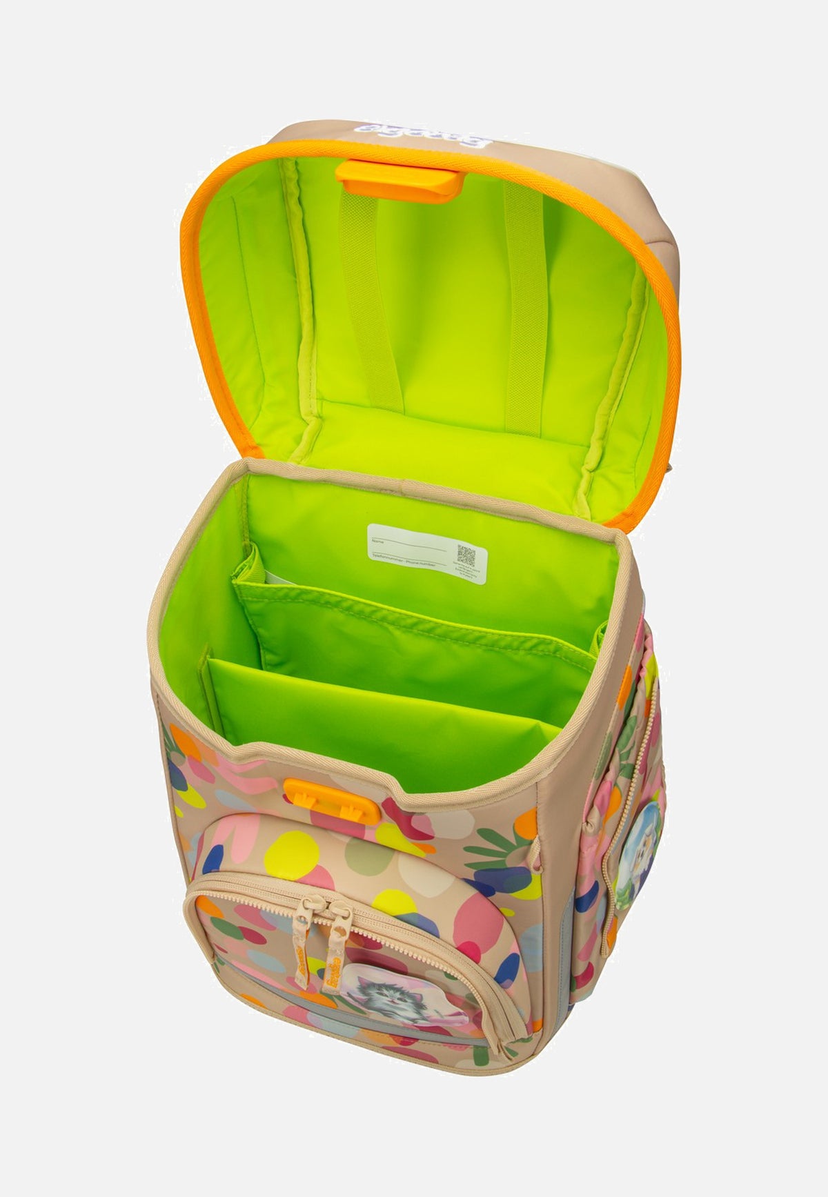 ergobag cubo Set Flower PowBär Schulranzen