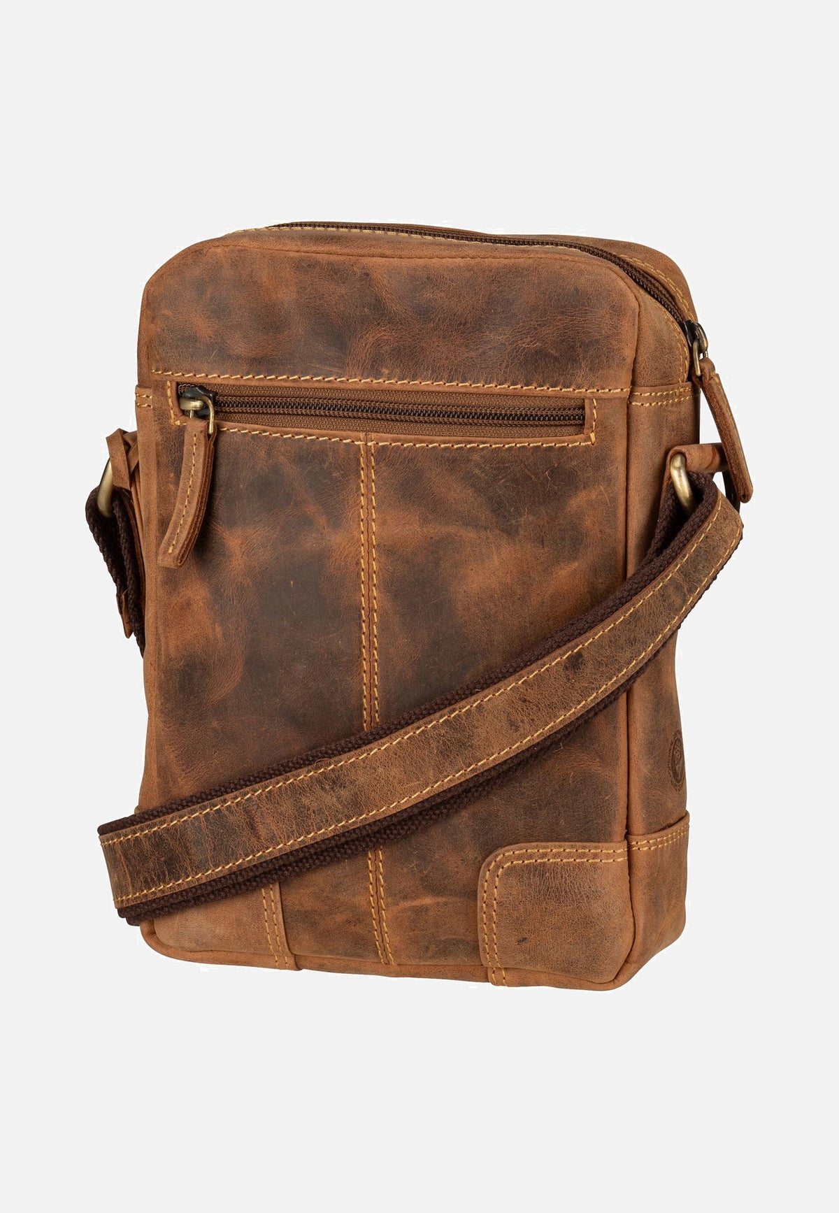 Greenburry Vintage 1832M Sattelbraun Crossbody Bag