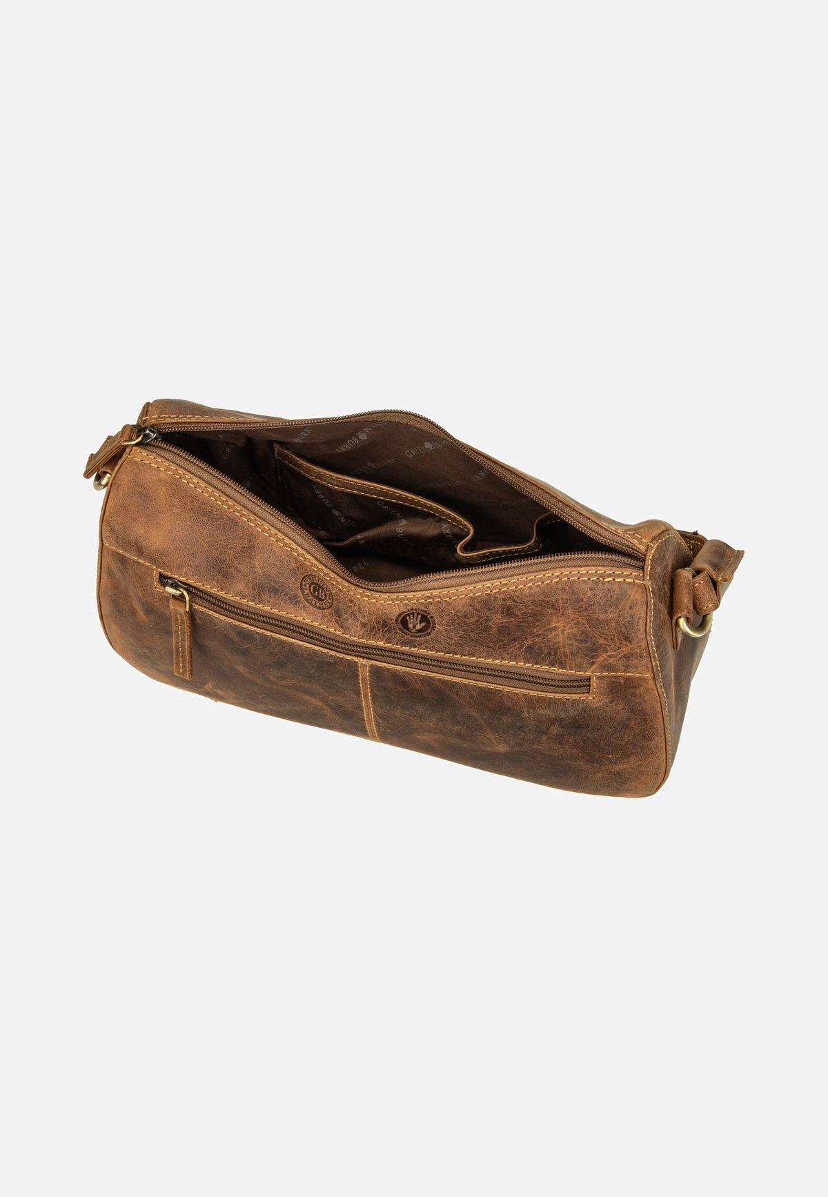 Greenburry Vintage Umhängetasche 1442 Sattelbraun Schultertasche
