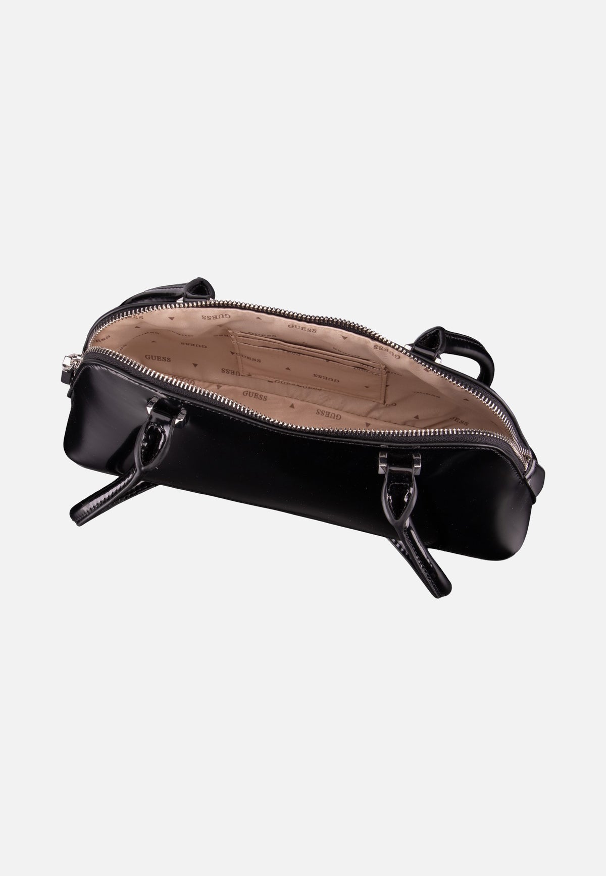 Guess Arnela Shoulder Satchel Black Abendtasche