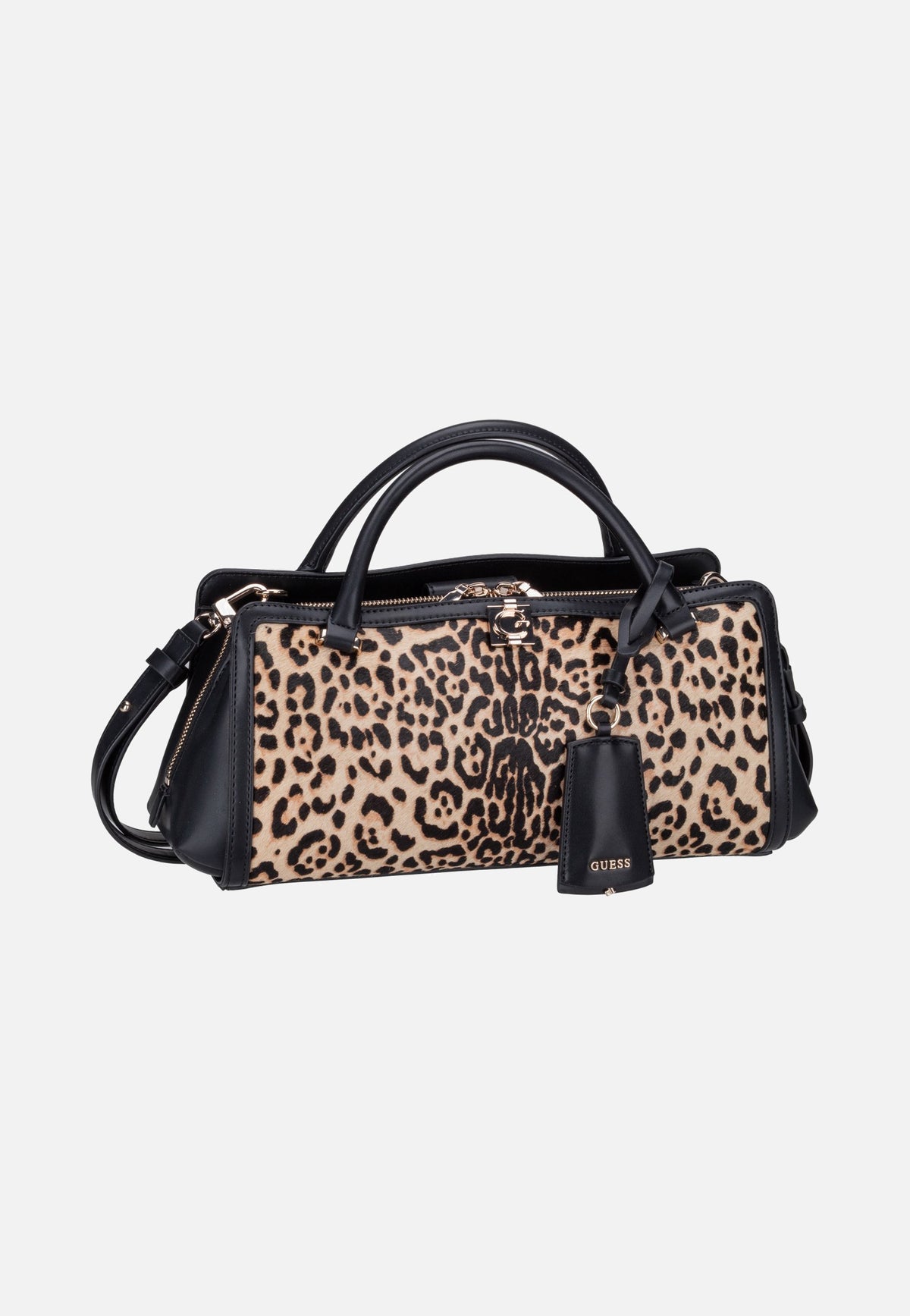 Guess Audrey Small Girlfriend 34060 Leopard Henkeltasche
