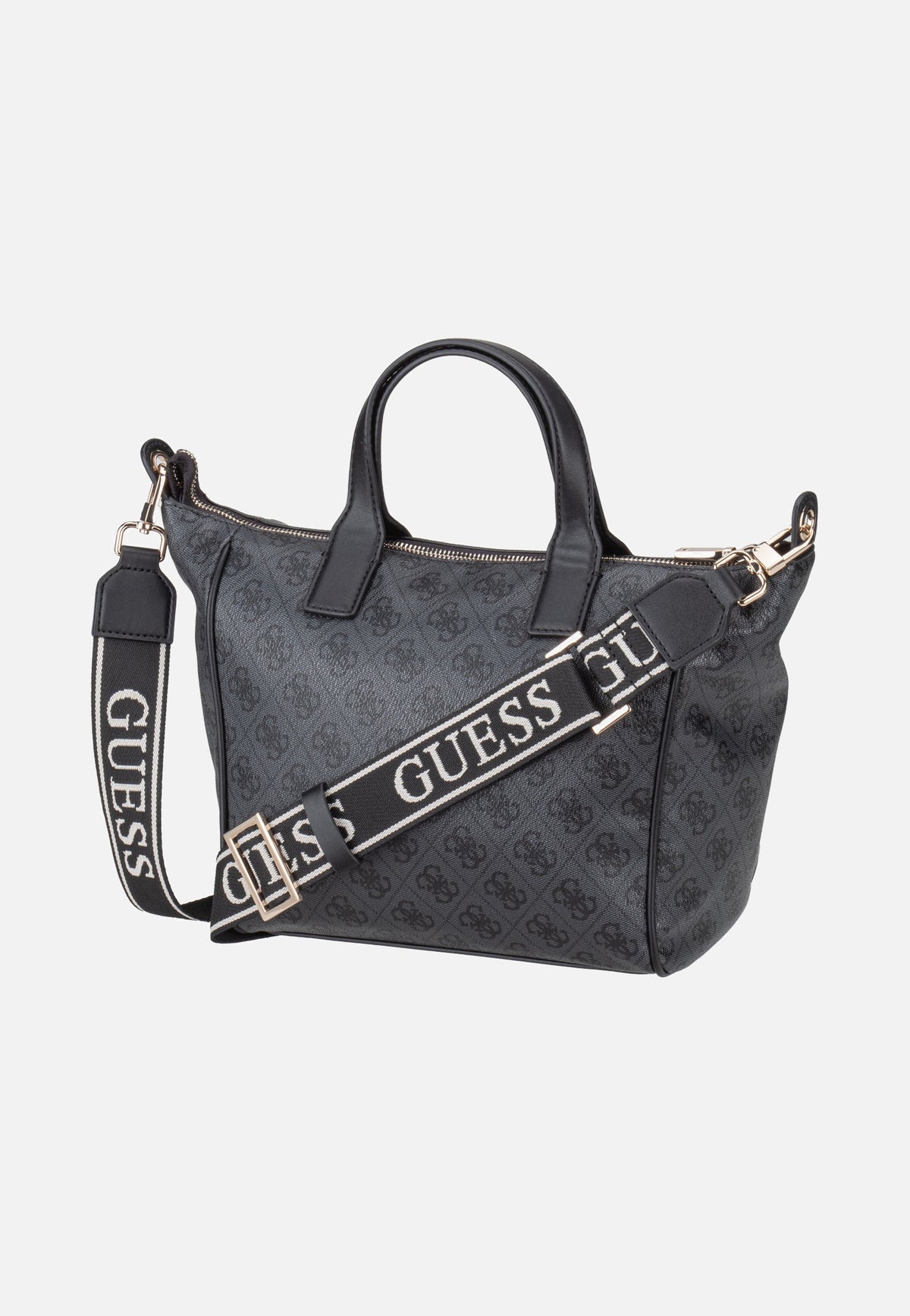 Guess Follie Small Tote Coal Logo Henkeltasche