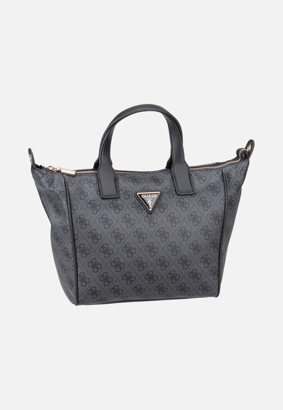 Guess Follie Small Tote Coal Logo Henkeltasche
