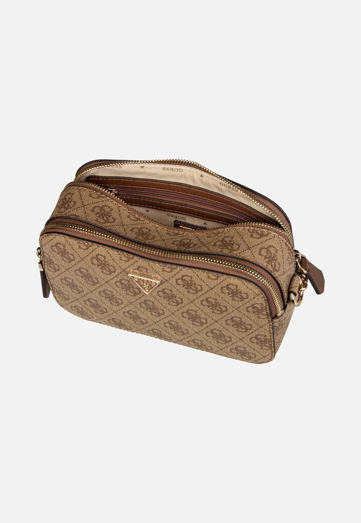 Guess Noelle II CB Camera Logo 72140 Latte Logo/Brown Umhängetasche