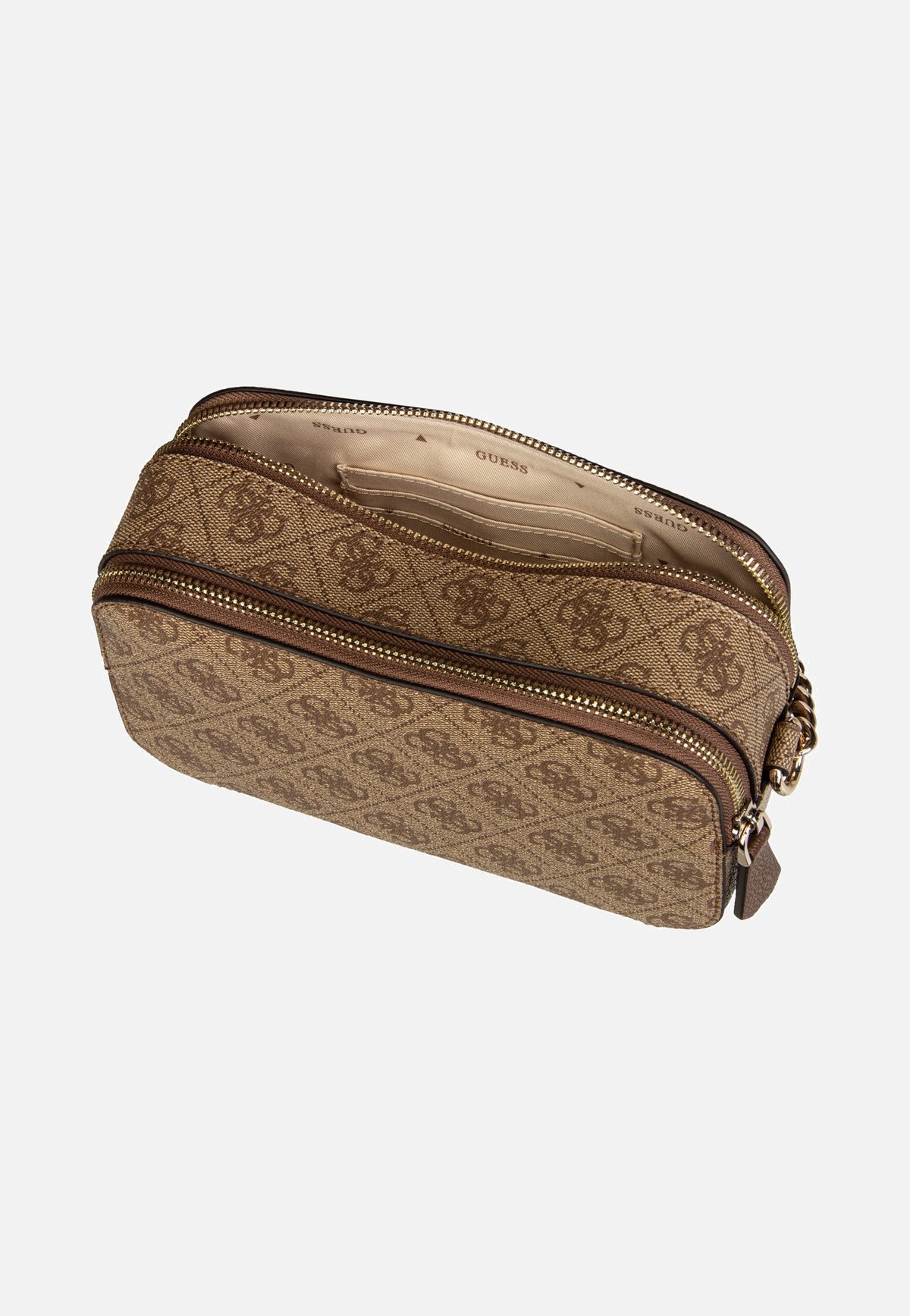Guess Noelle II CB Camera Logo 72140 Latte Logo/Brown Umhängetasche