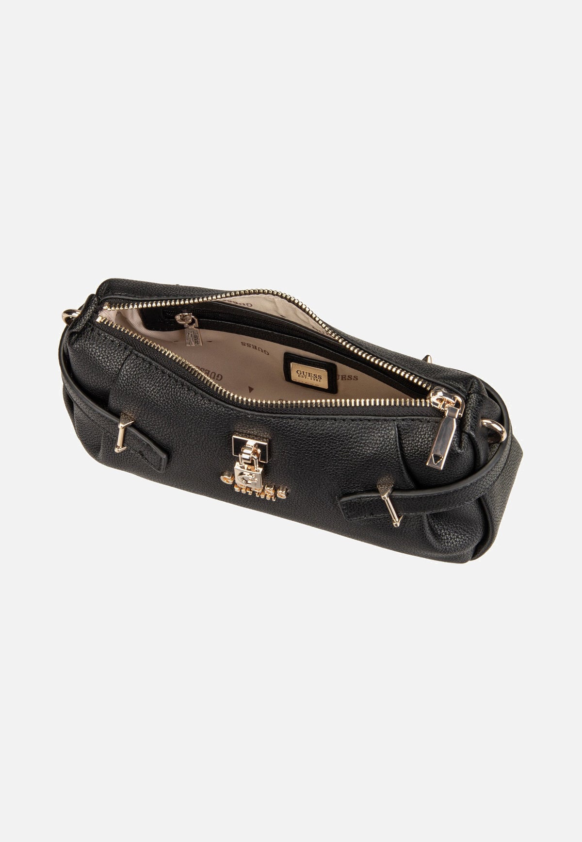Guess Yesba Mini Top Zip Black Schultertasche