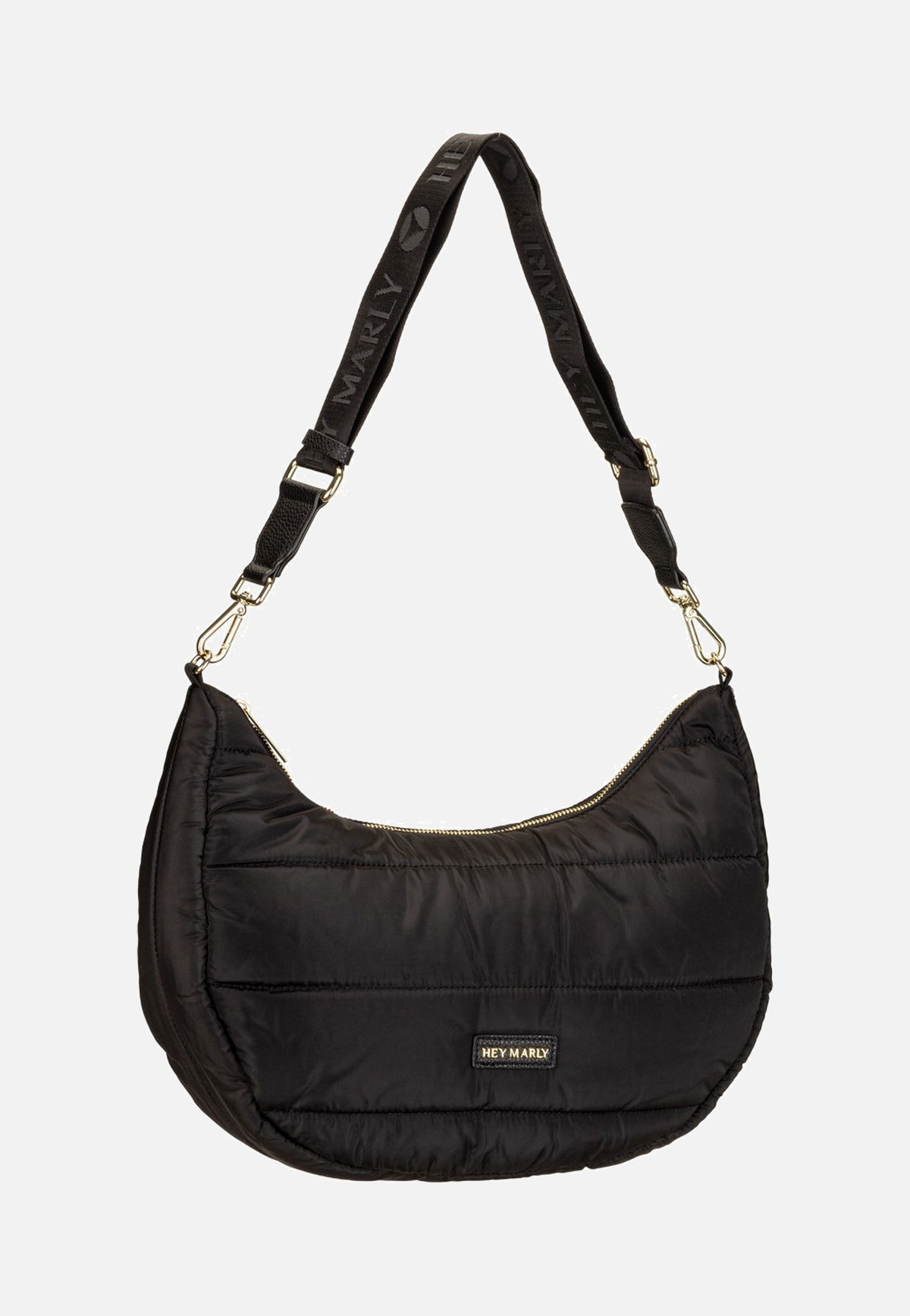 Hey Marly Lifetime Buddy M Black Crossbody Bag