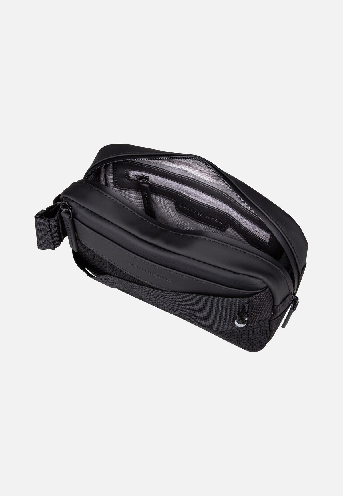 Kapten & Son Bergen Pro Crossbody All Black Crossbody Bag