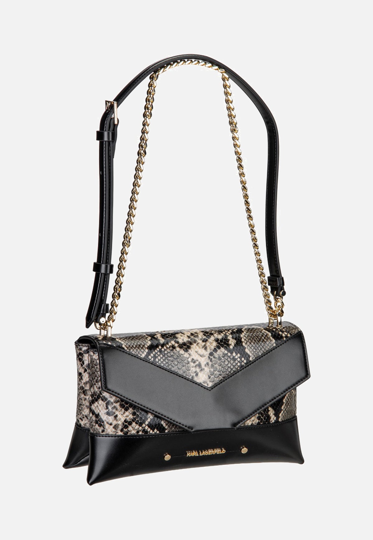 Karl Lagerfeld K/Koncept Crossbody Python Natural Snake AOP Crossbody Bag