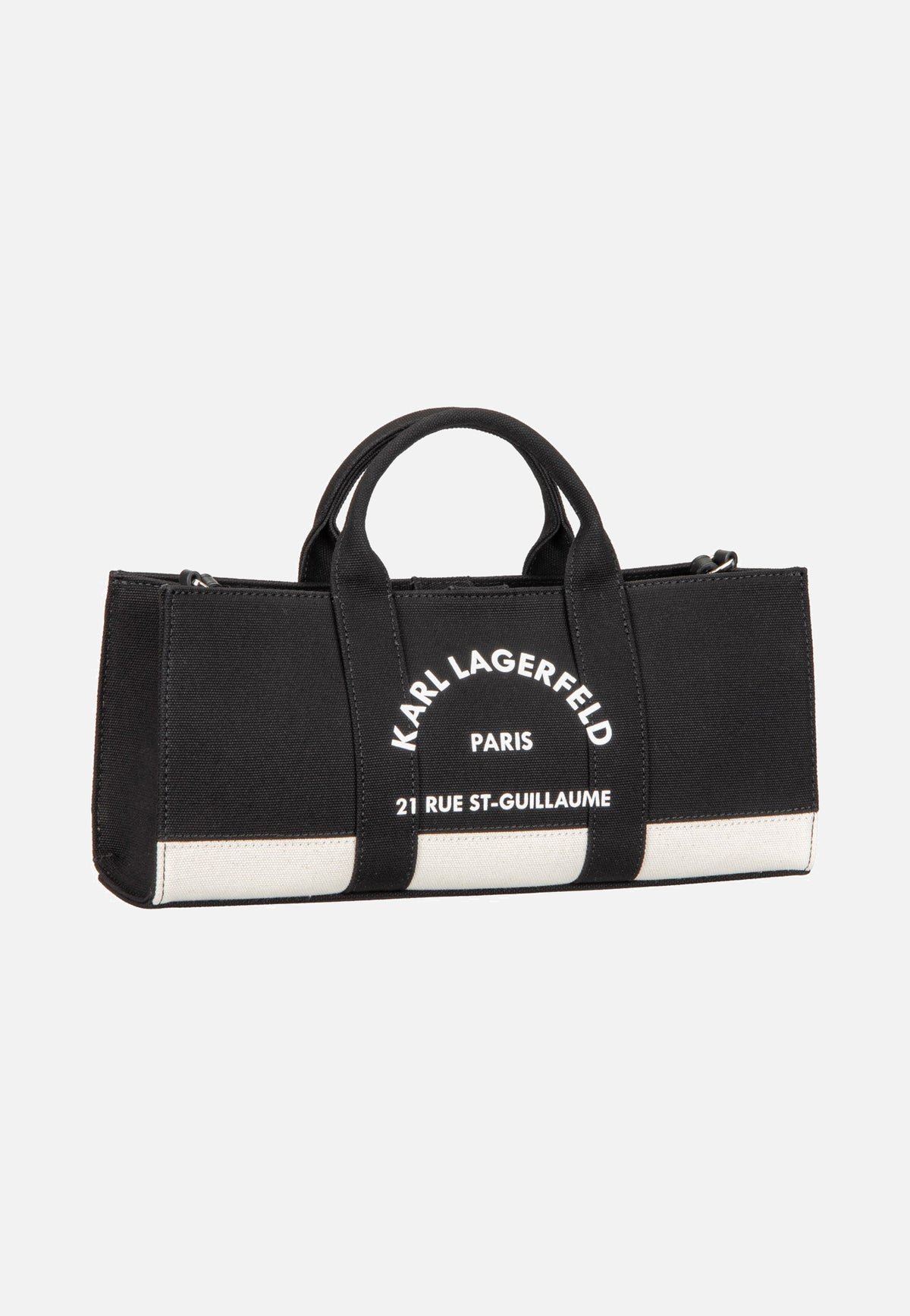 Karl Lagerfeld K/RSG E/W Magazine Tote White/Black Tote Bag