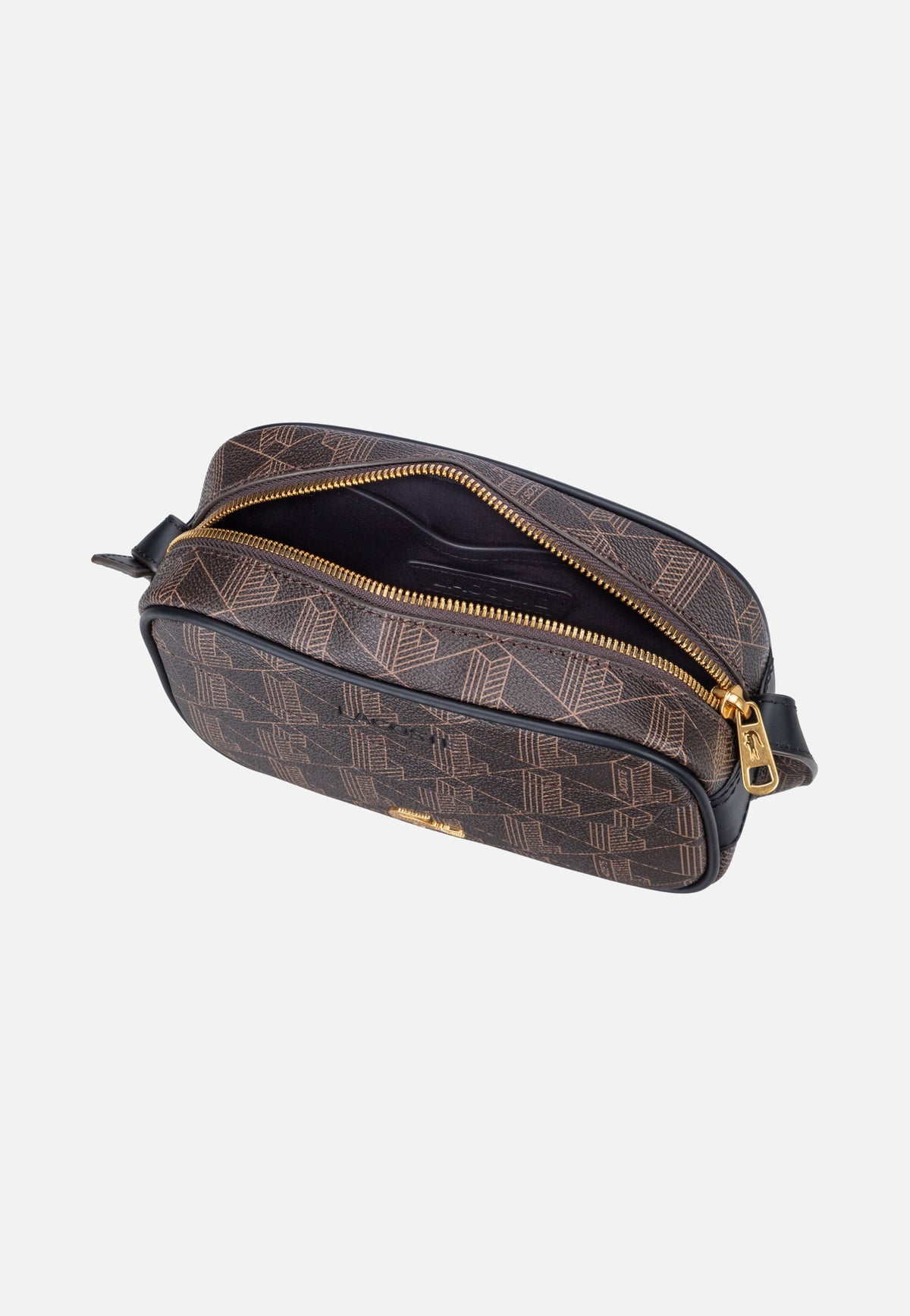 Lacoste The Blend S Reporter Bag 5421 Mono Slate Black Shitake Crossbody Bag