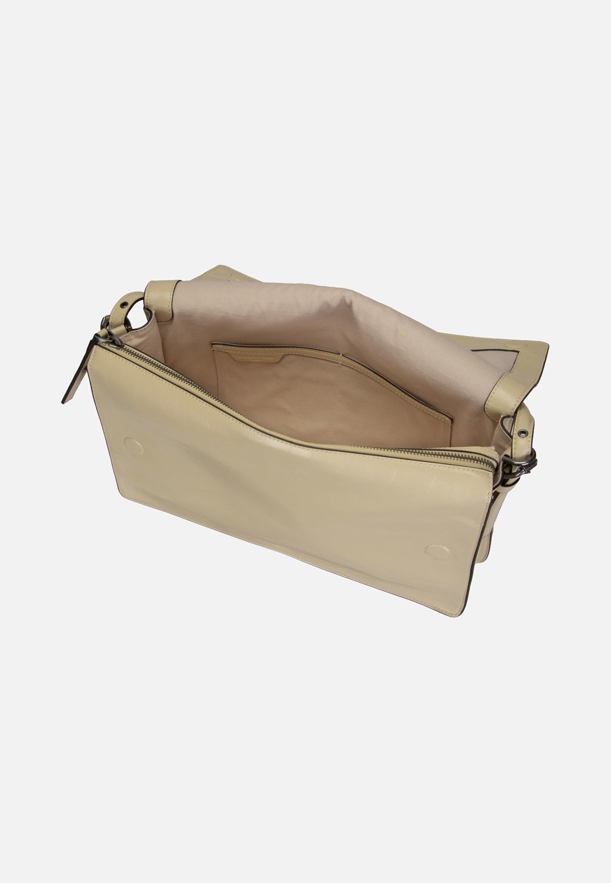 Liebeskind Berlin Audrey M Lack Distressed Biscotti Shoulder Bag