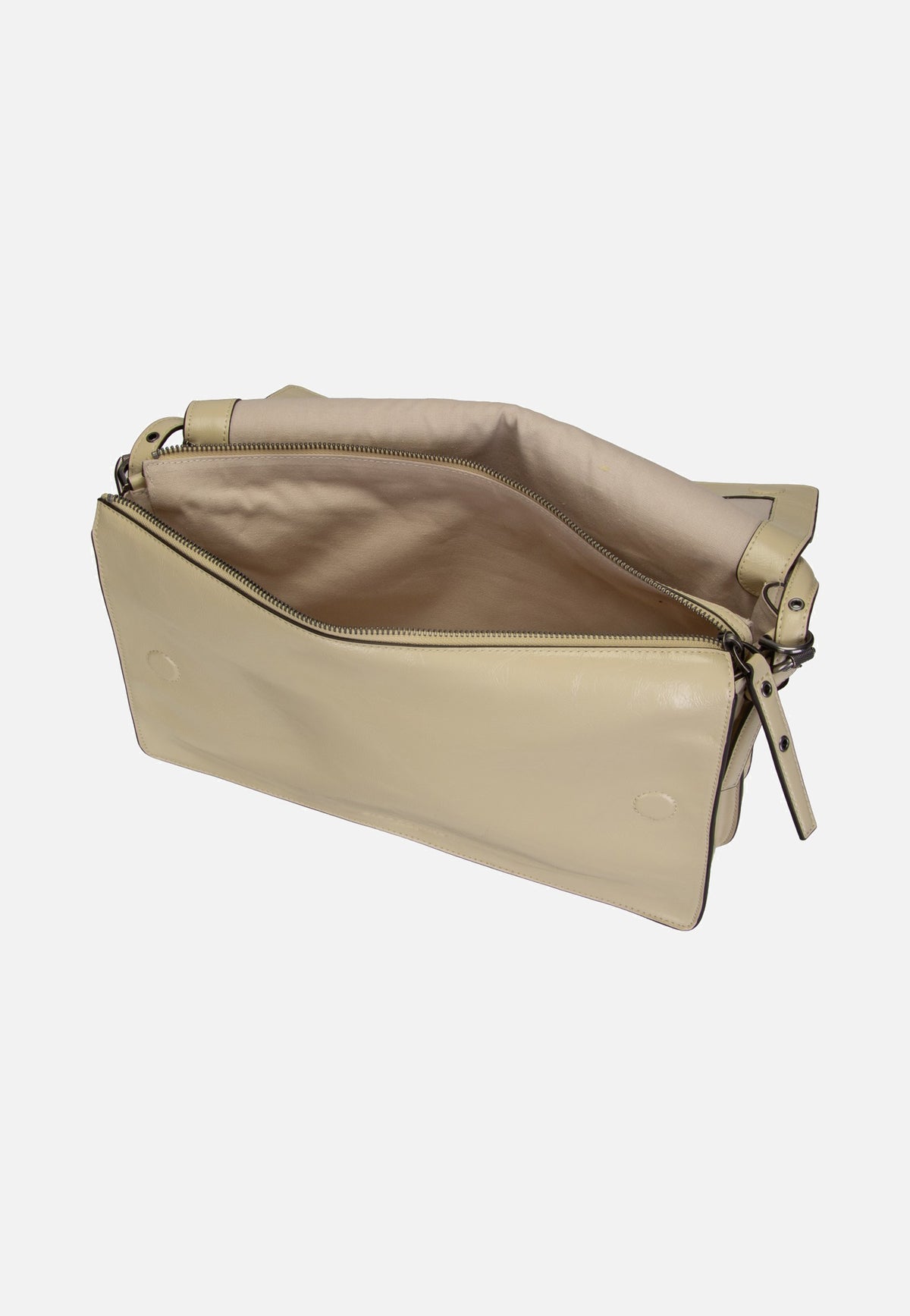 Liebeskind Berlin Audrey M Lack Distressed Biscotti Shoulder Bag