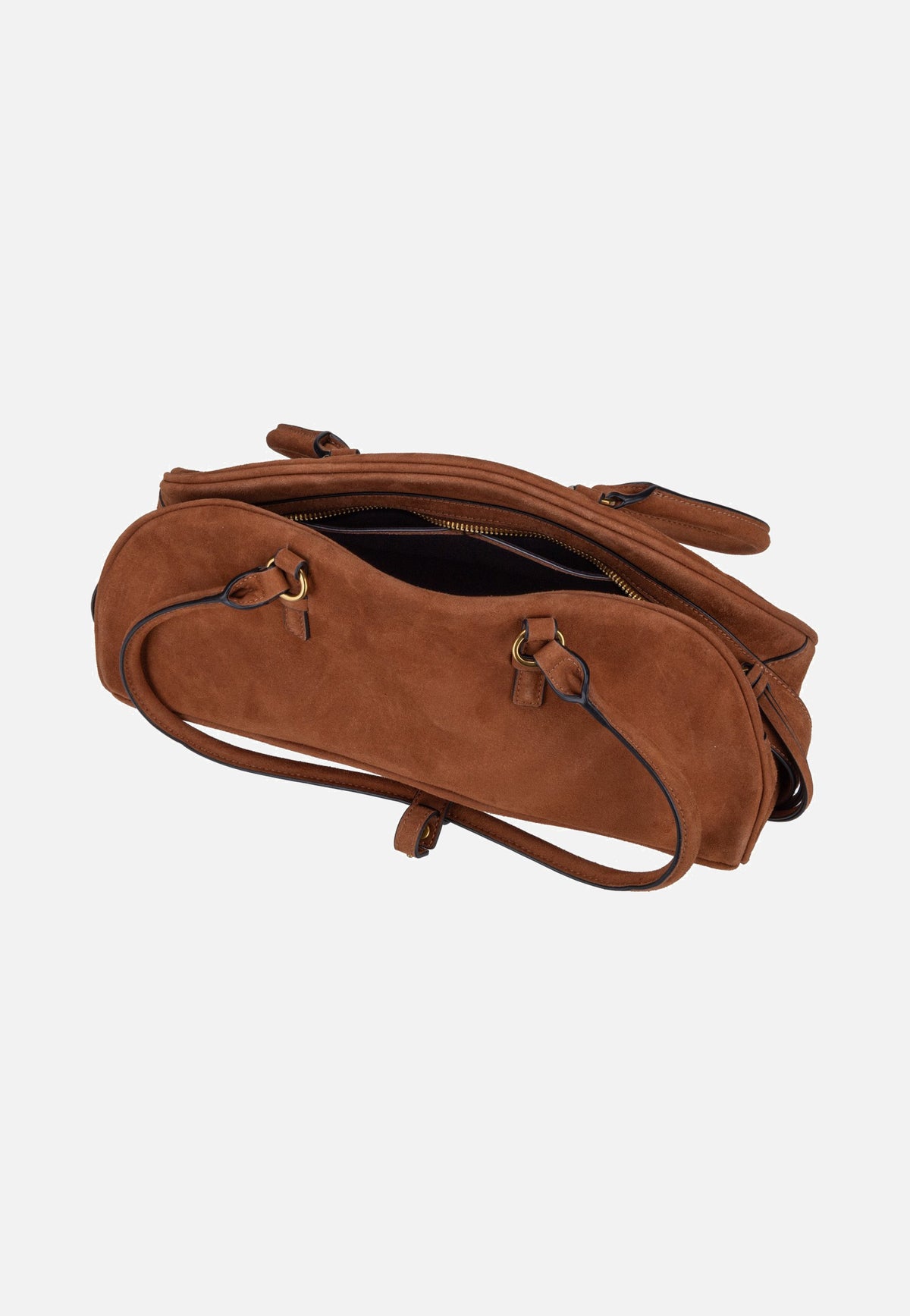 Liebeskind Berlin Capri Satchel M Suede Brown Satchel