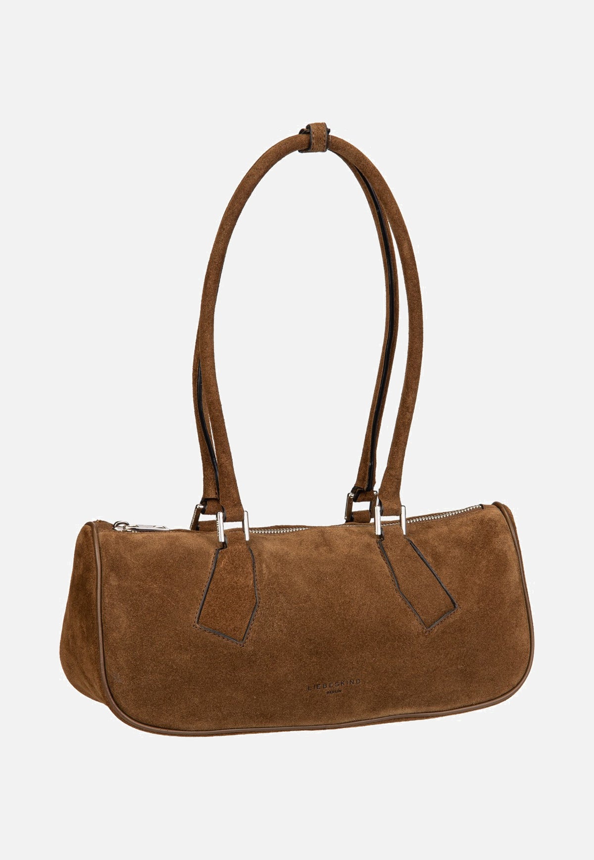 Liebeskind Berlin Cecile Satchel M Suede Safari Bucket Bag