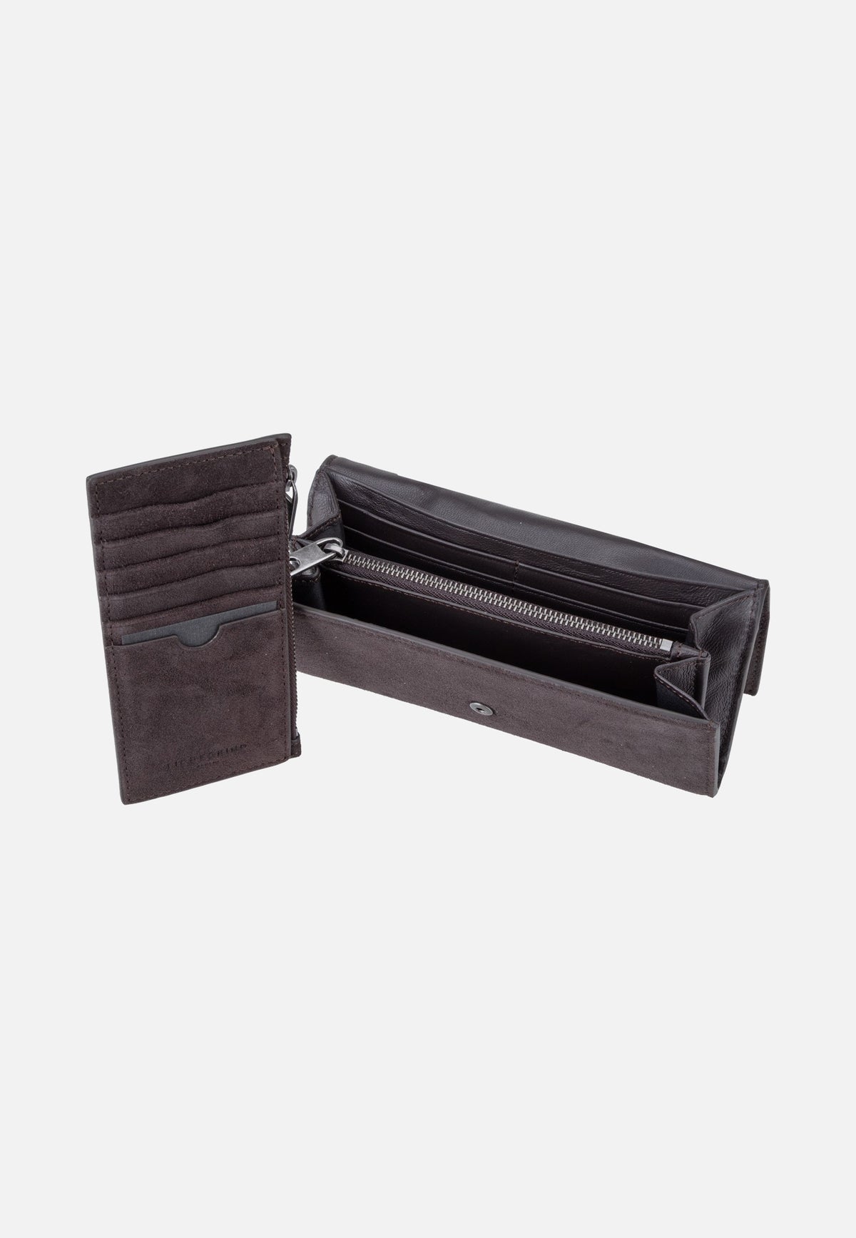 Liebeskind Berlin Cora L Suede Deep Soil Portemonnaie