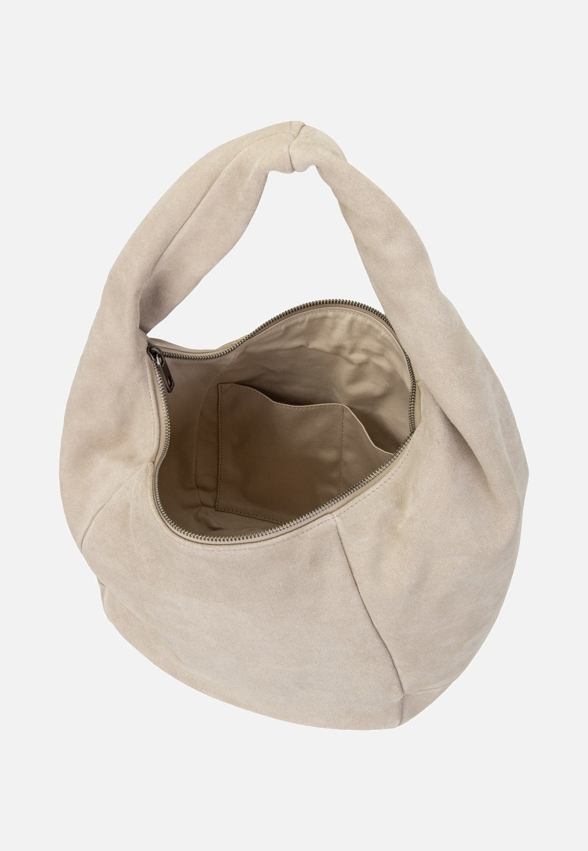 Liebeskind Berlin Farrah II Hobo M Hydro Suede Beige Hobo Bag
