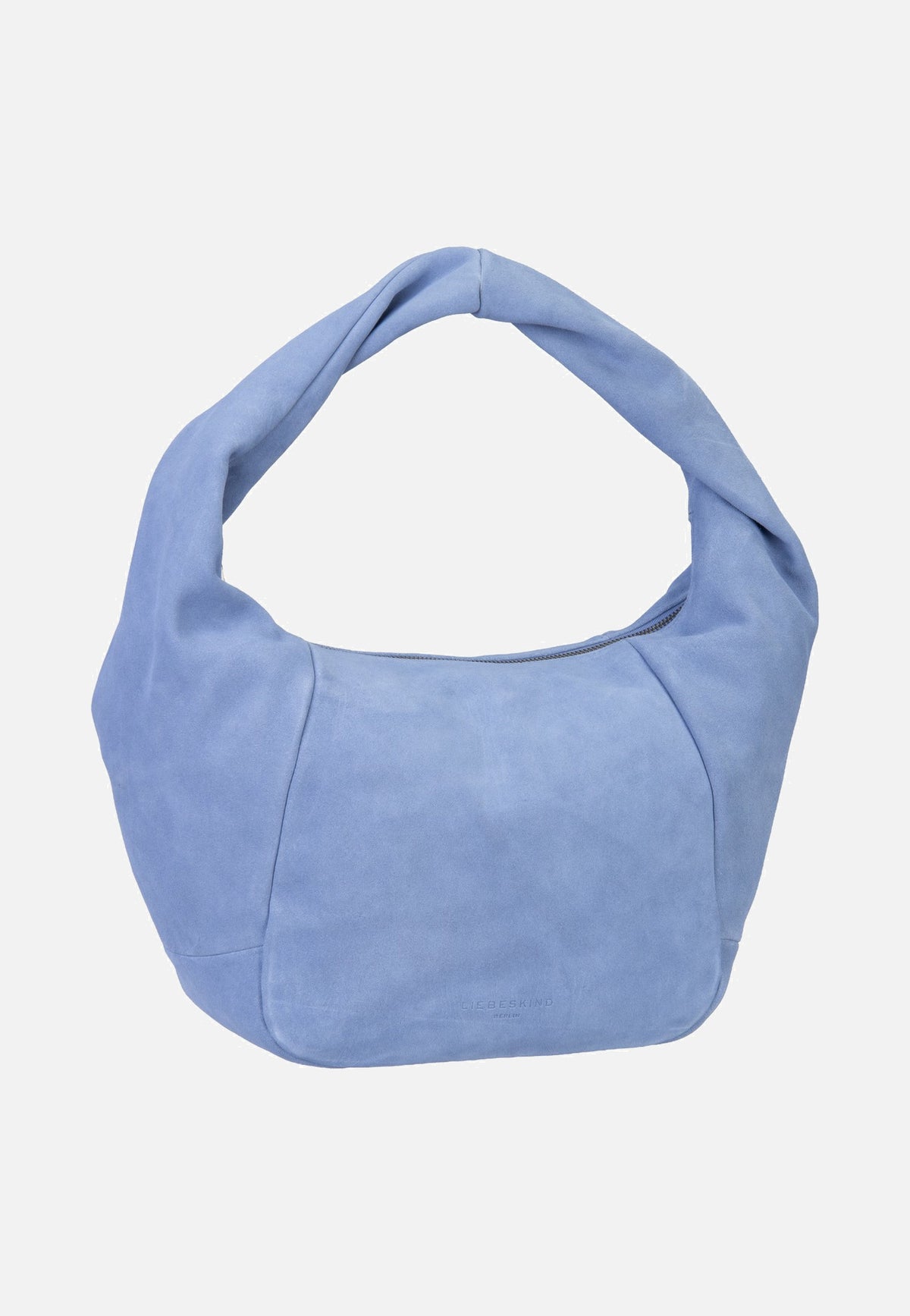 Liebeskind Berlin Farrah II Hobo M Hydro Suede Flower Blue Hobo Bag