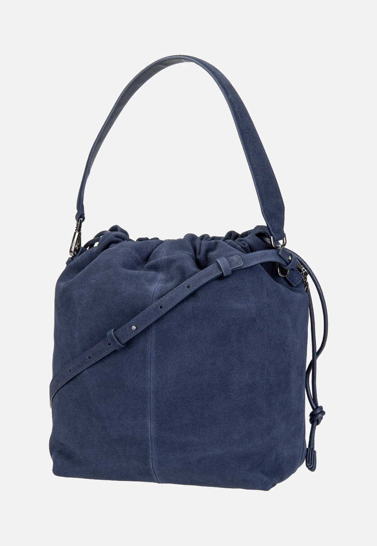 Liebeskind Berlin Lya II Hobo M Hydro Suede Peacoat Bucket Bag