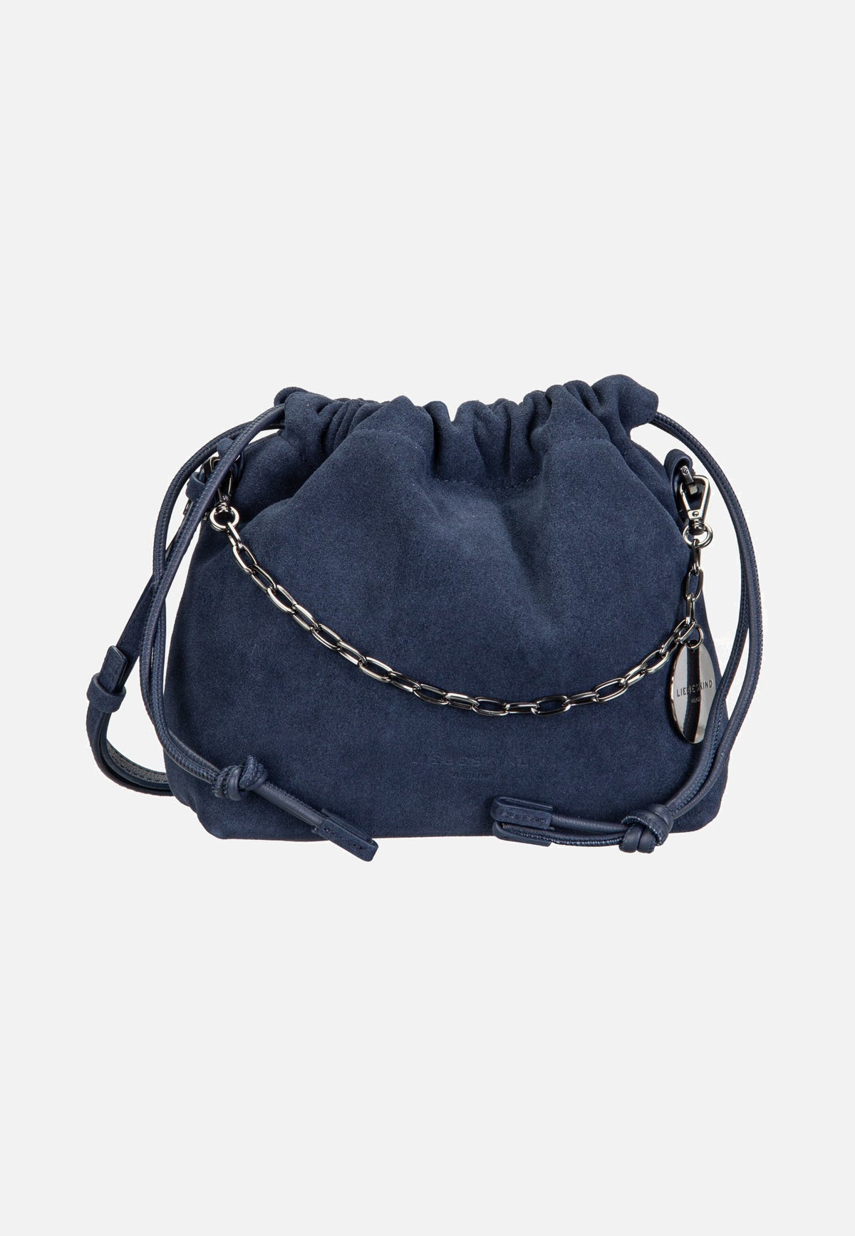 Liebeskind Berlin Lya II Hobo S Hydro Suede Peacoat Bucket Bag