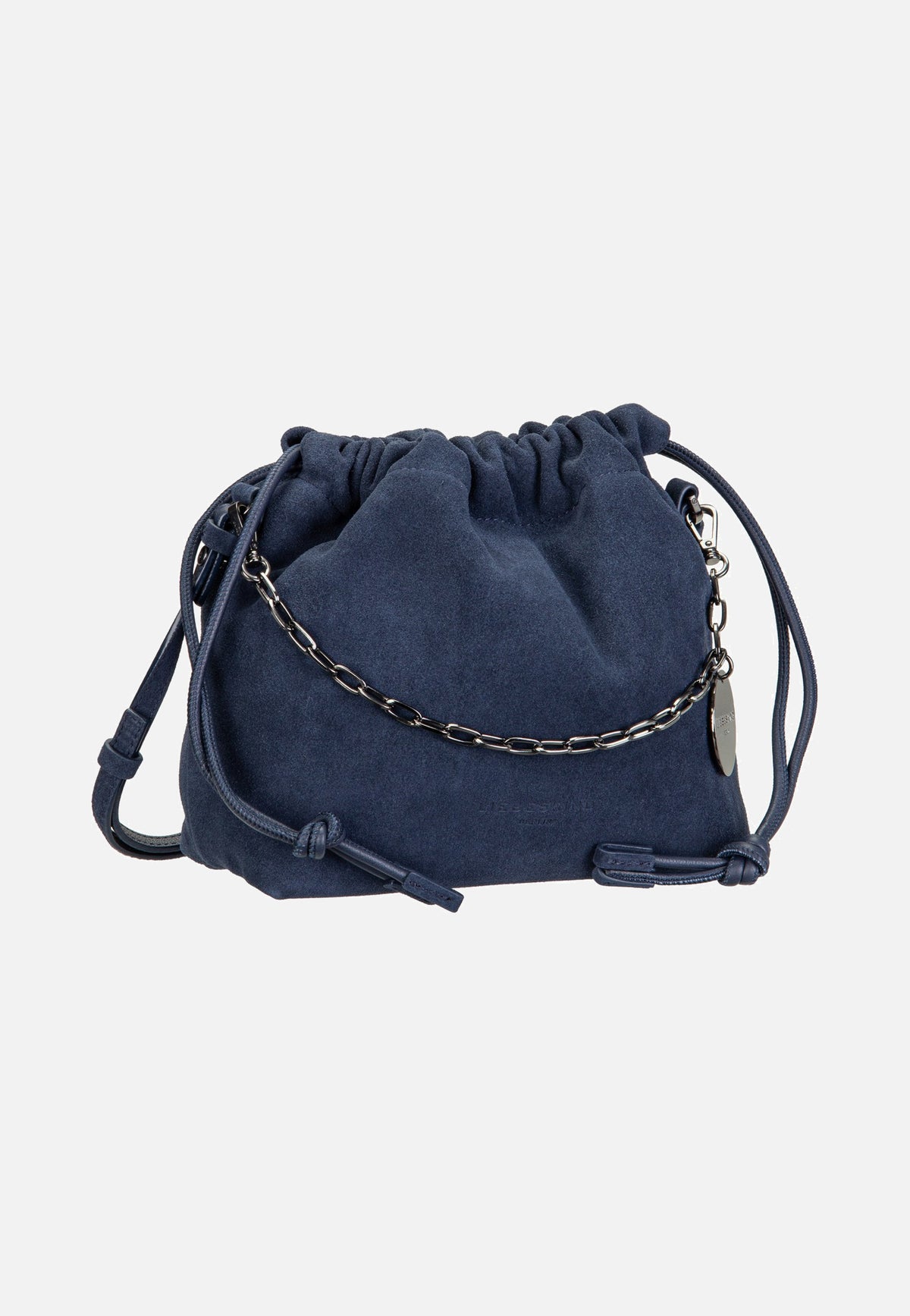 Liebeskind Berlin Lya II Hobo S Hydro Suede Peacoat Bucket Bag