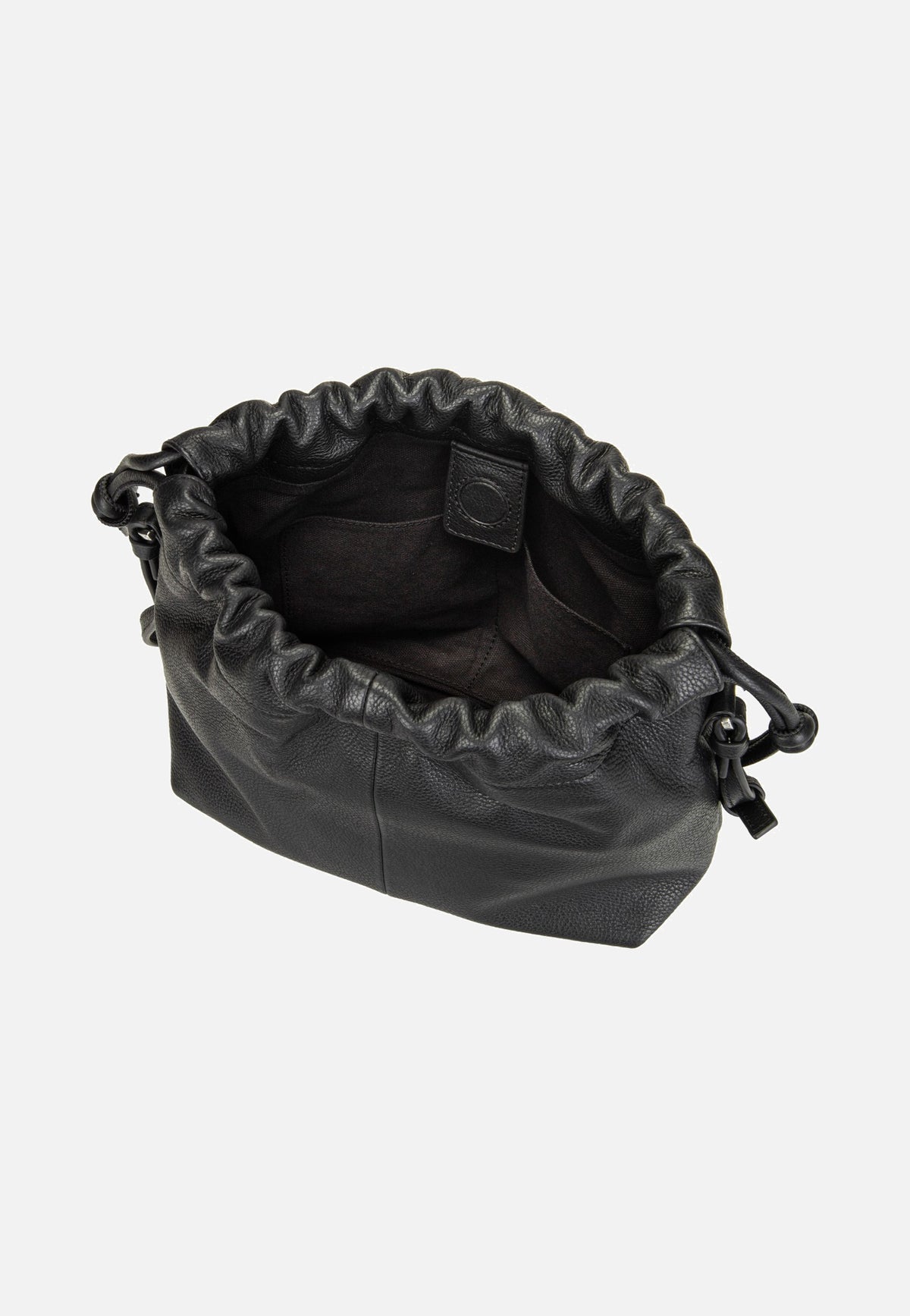 Liebeskind Berlin Lya II Hobo S Small Pebble Black Bucket Bag
