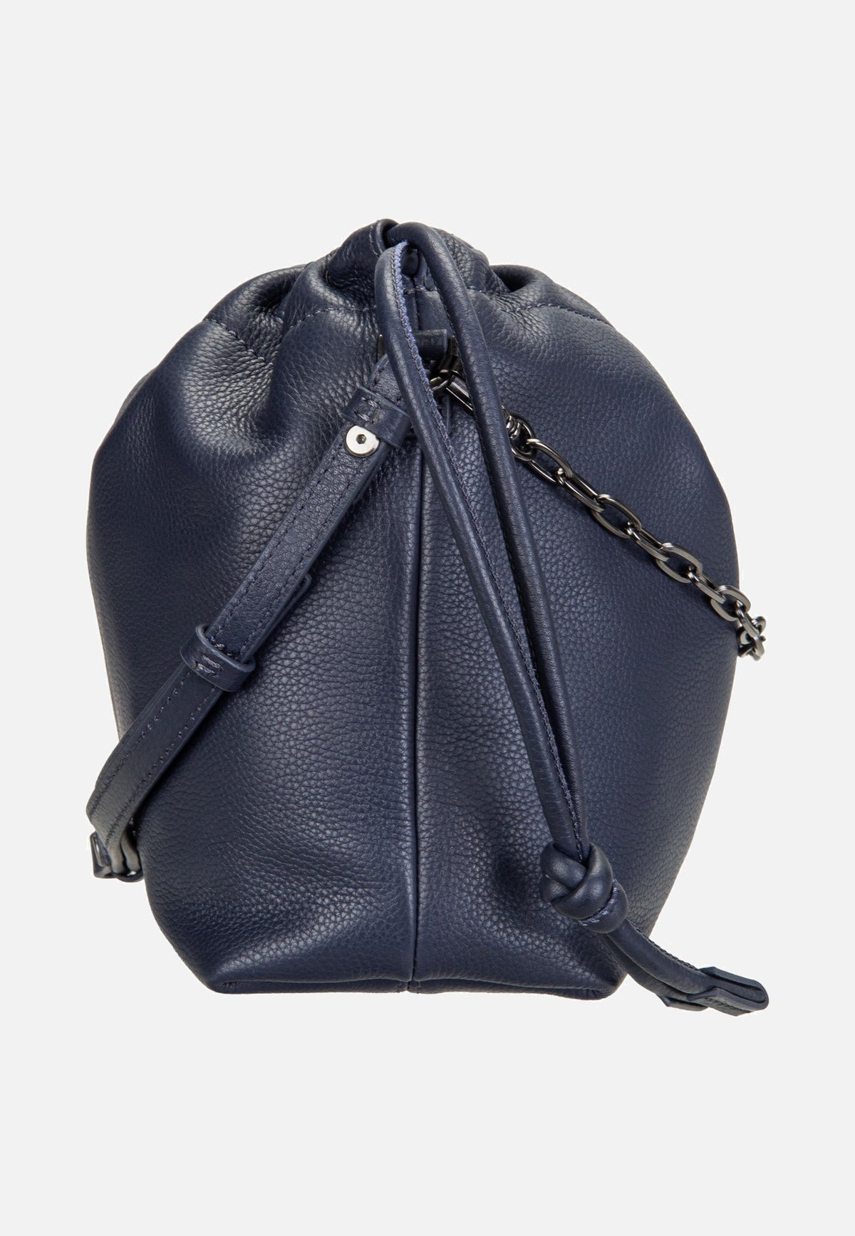Liebeskind Berlin Lya II Hobo S Small Pebble Peacoat Bucket Bag
