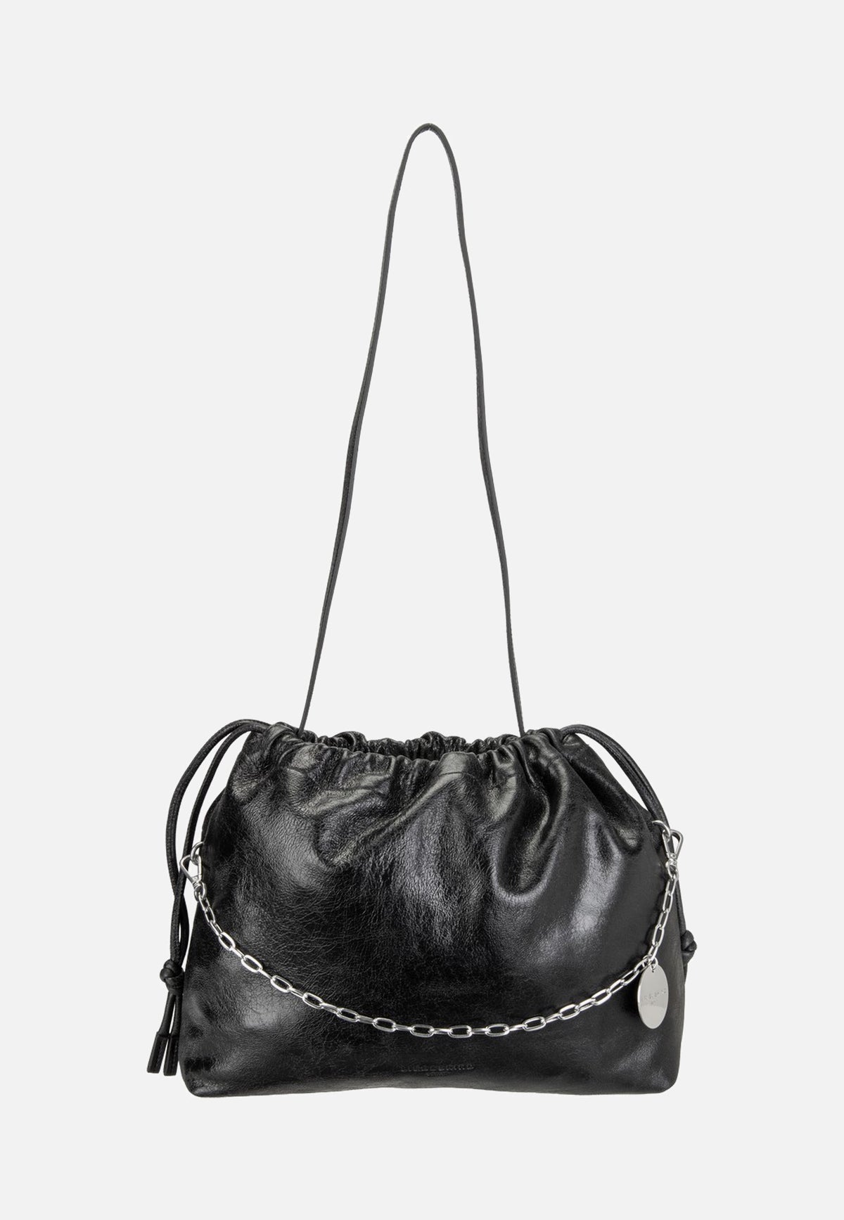 Liebeskind Berlin Lya II Pouch L Lamb Crunch Black Bucket Bag