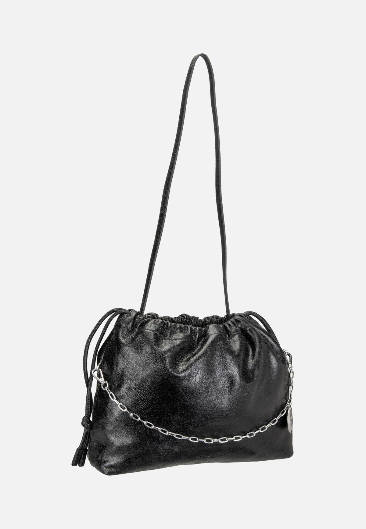 Liebeskind Berlin Lya II Pouch L Lamb Crunch Black Bucket Bag