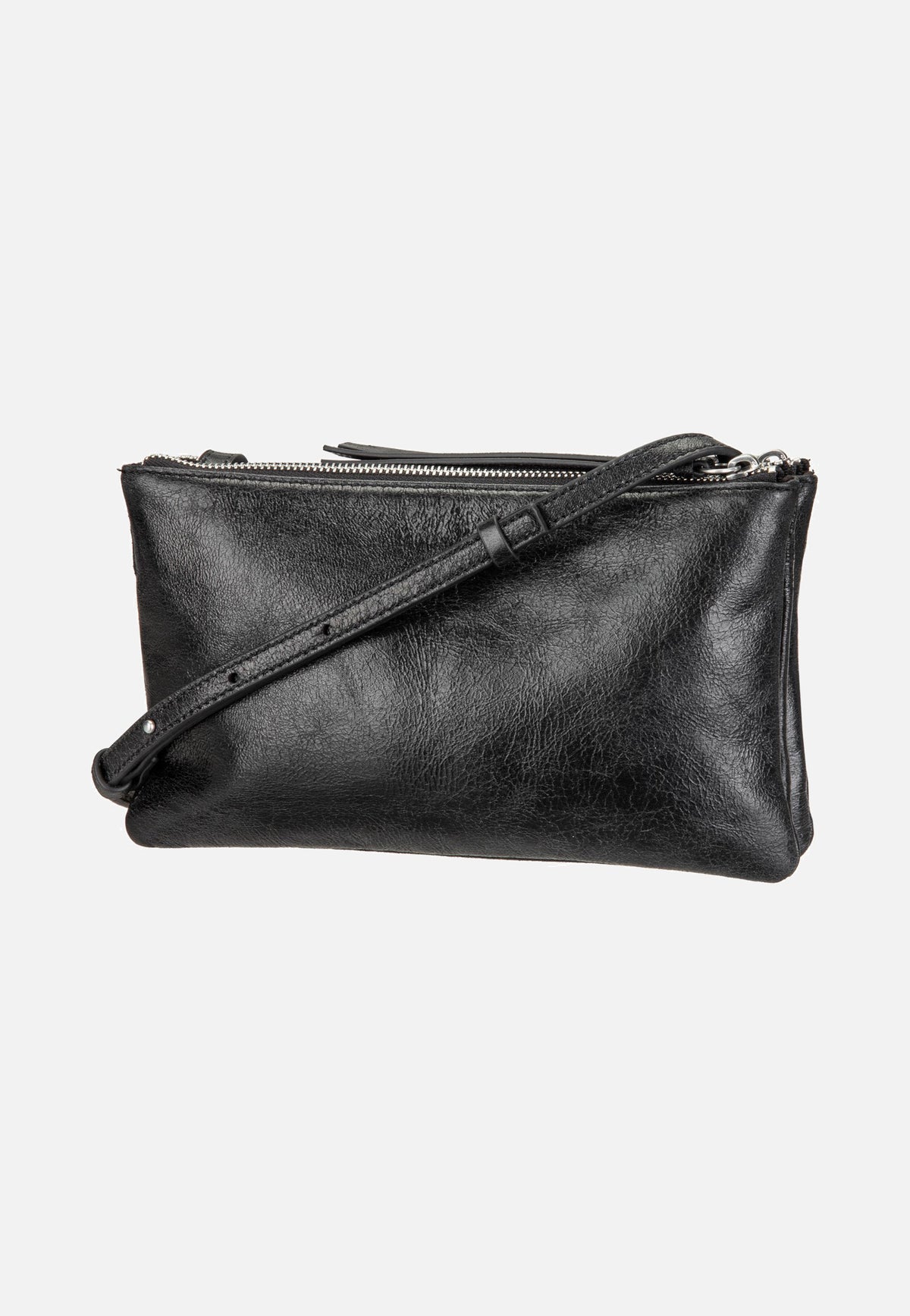 Liebeskind Berlin Zena Crossbody S Double Lamb Crunch Black Crossbody Bag