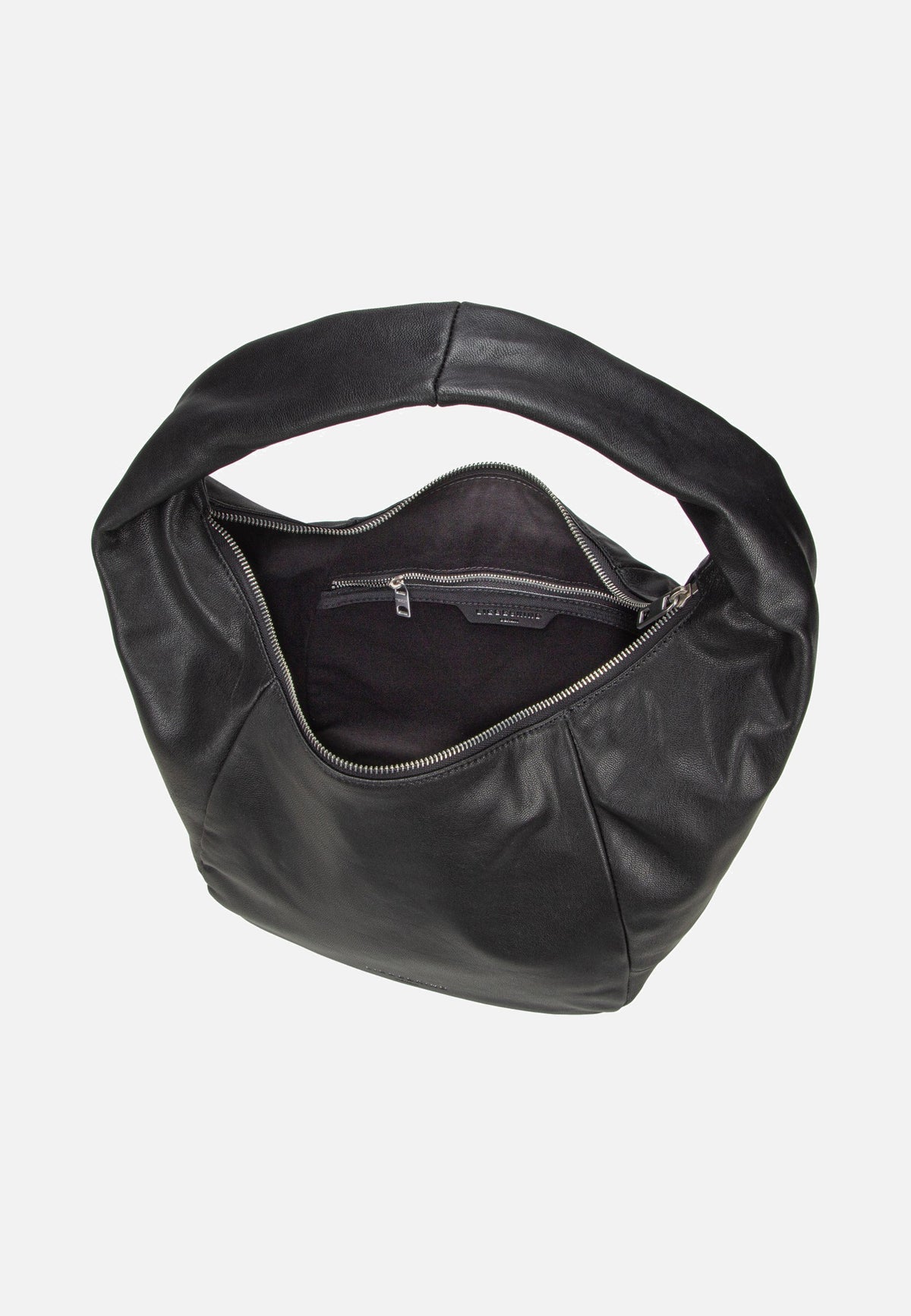 Liebeskind Berlin Farrah Hobo M Vintage Goat Black Hobo Bag