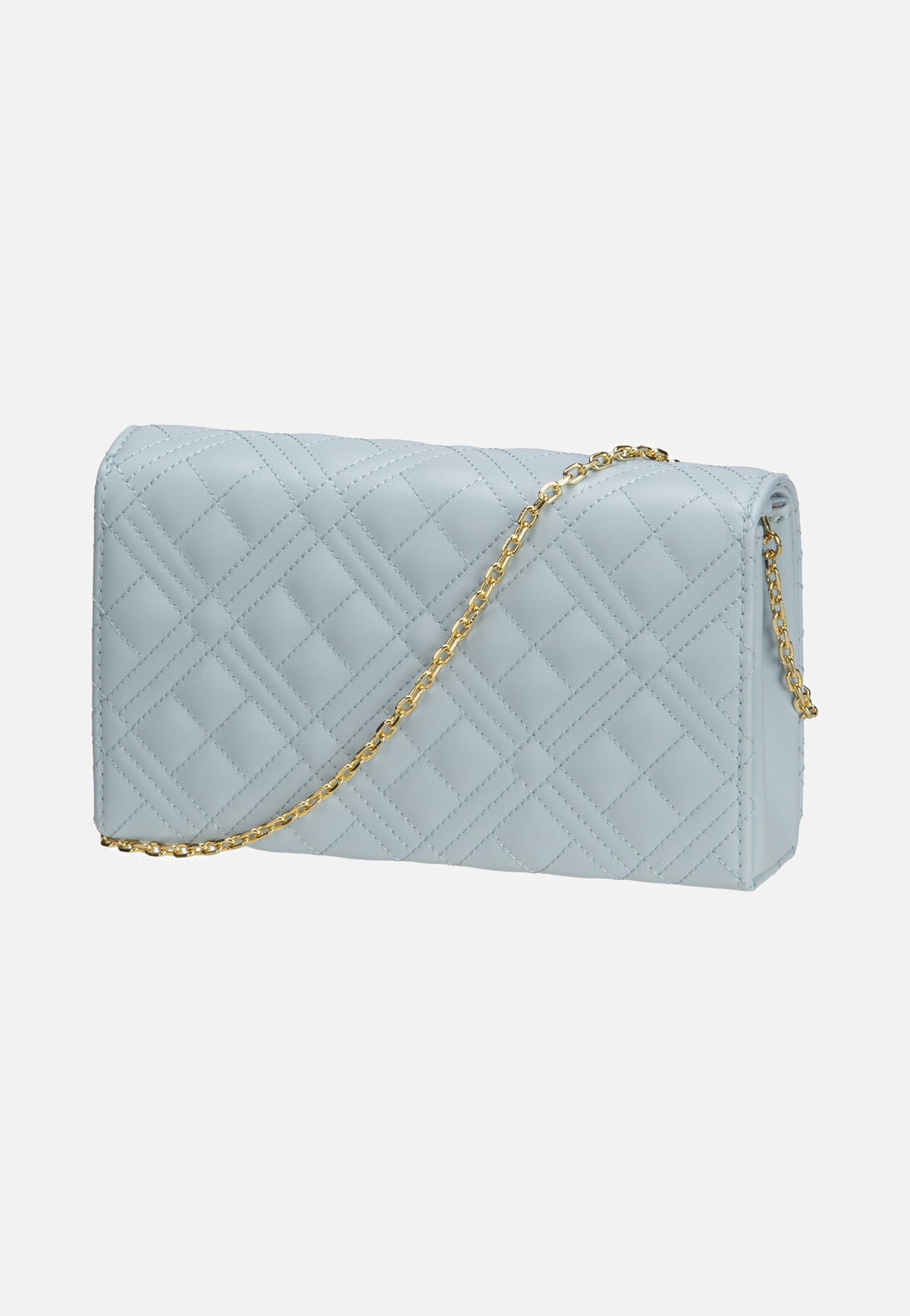 Love Moschino Quilted Bag 4079 Sky Blue Evening Bag