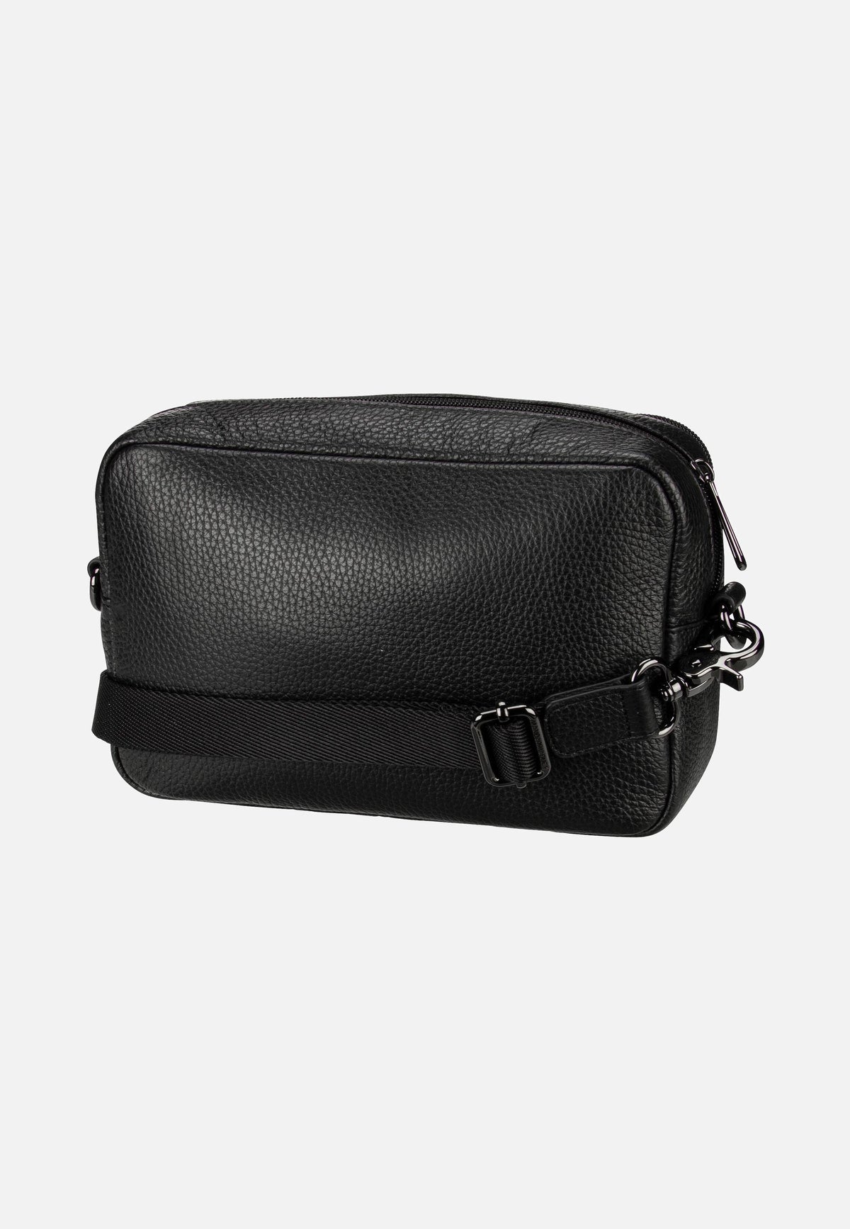 Mandarina Duck Mellow Leather Camera Case FZT11 Nero Umhängetasche