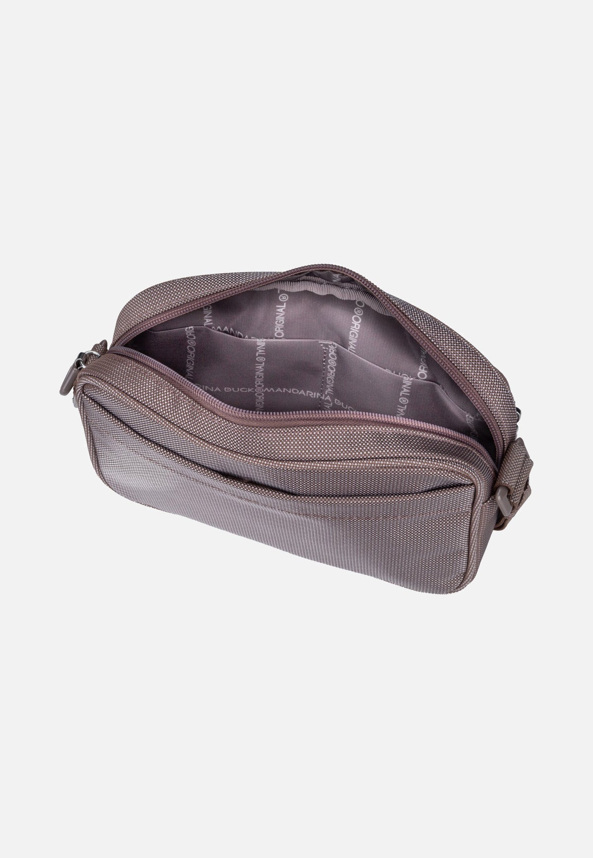 Mandarina Duck MD20 Camera QMT74 Taupe Crossbody Bag